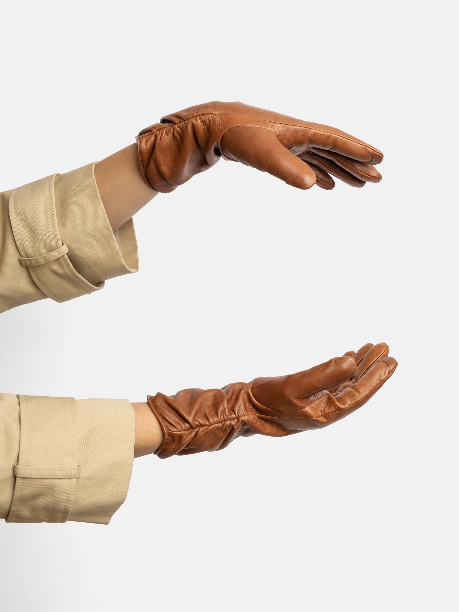 RE:DESIGNED EST 2003 Anvi Wool Gloves Cognac