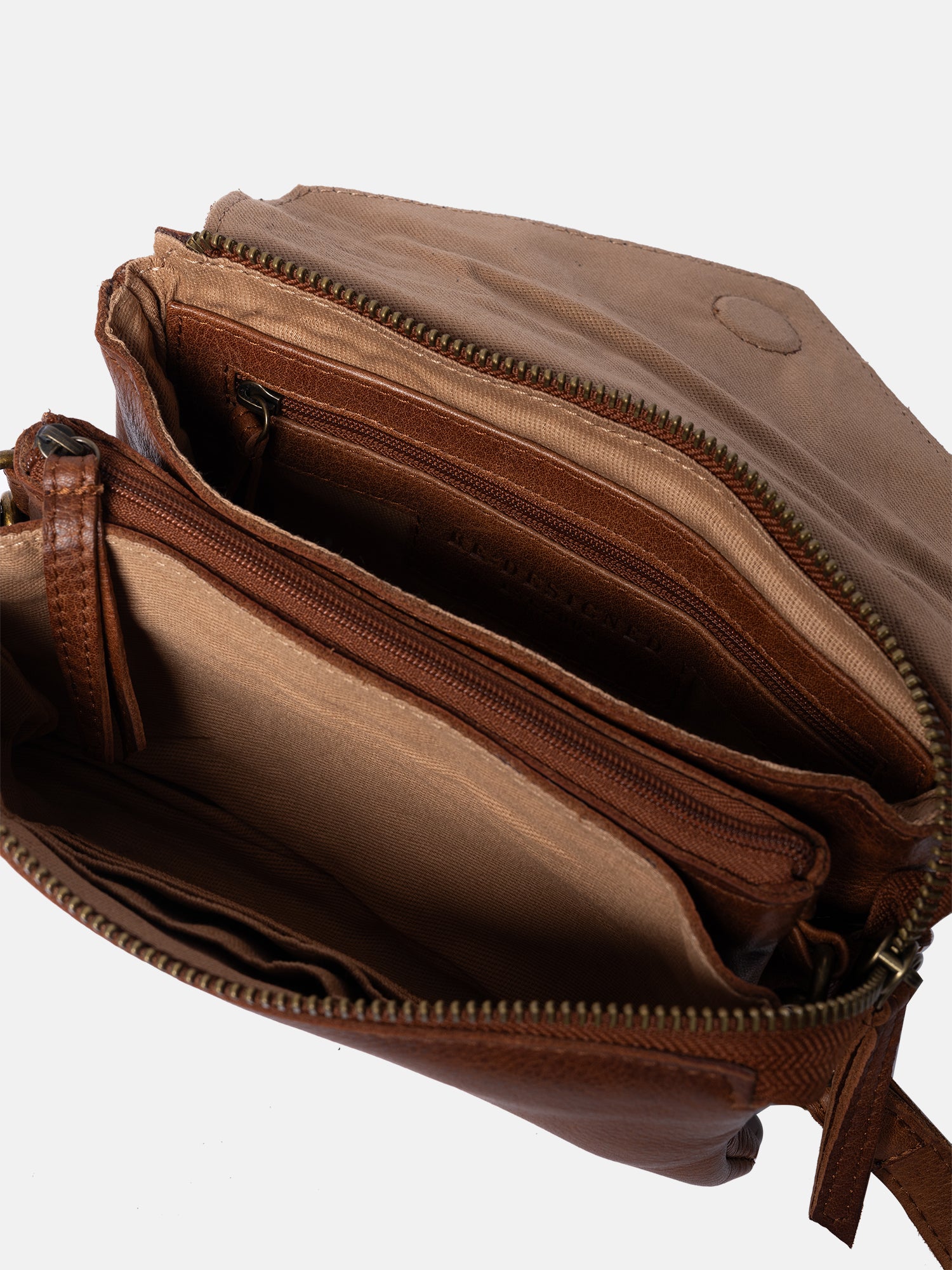 RE:DESIGNED EST 2003 Claire Urban Clutch Walnut