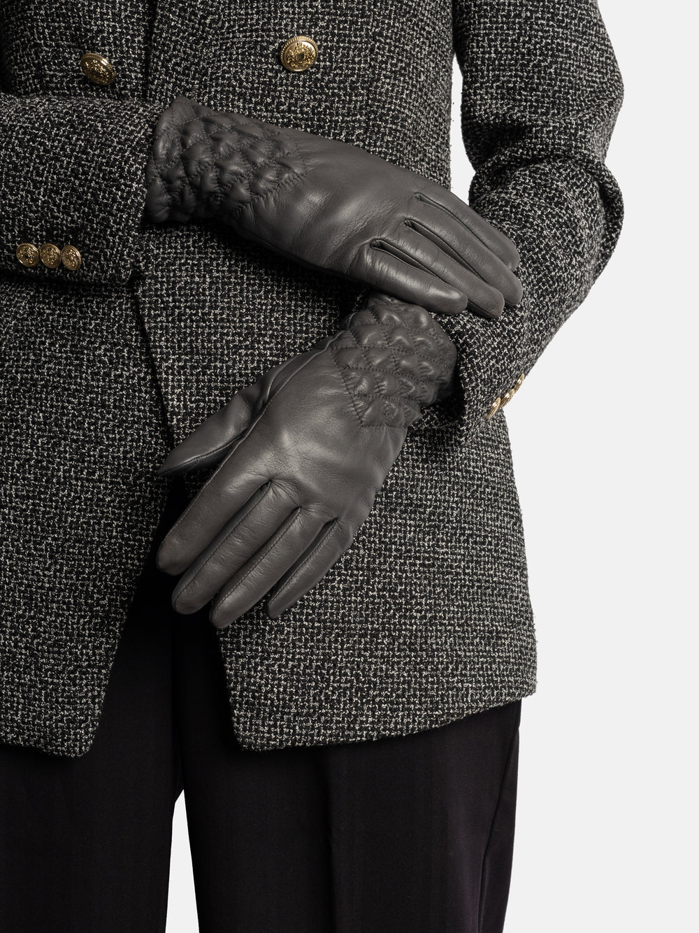 RE:DESIGNED EST 2003 Elke Wool Gloves Grey