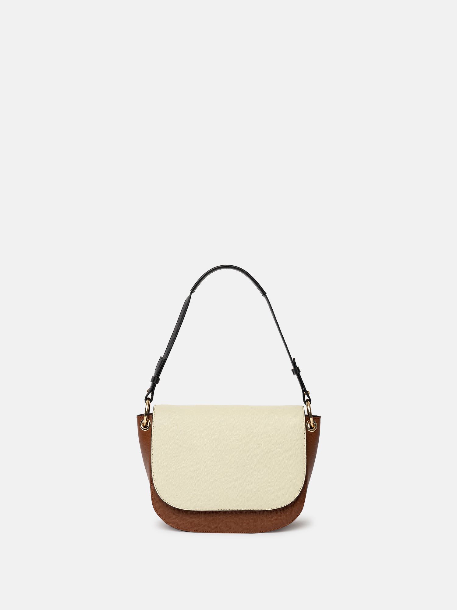 RE:DESIGNED EST 2003 Febe Shoulder bag Cognac/offwhite/Black