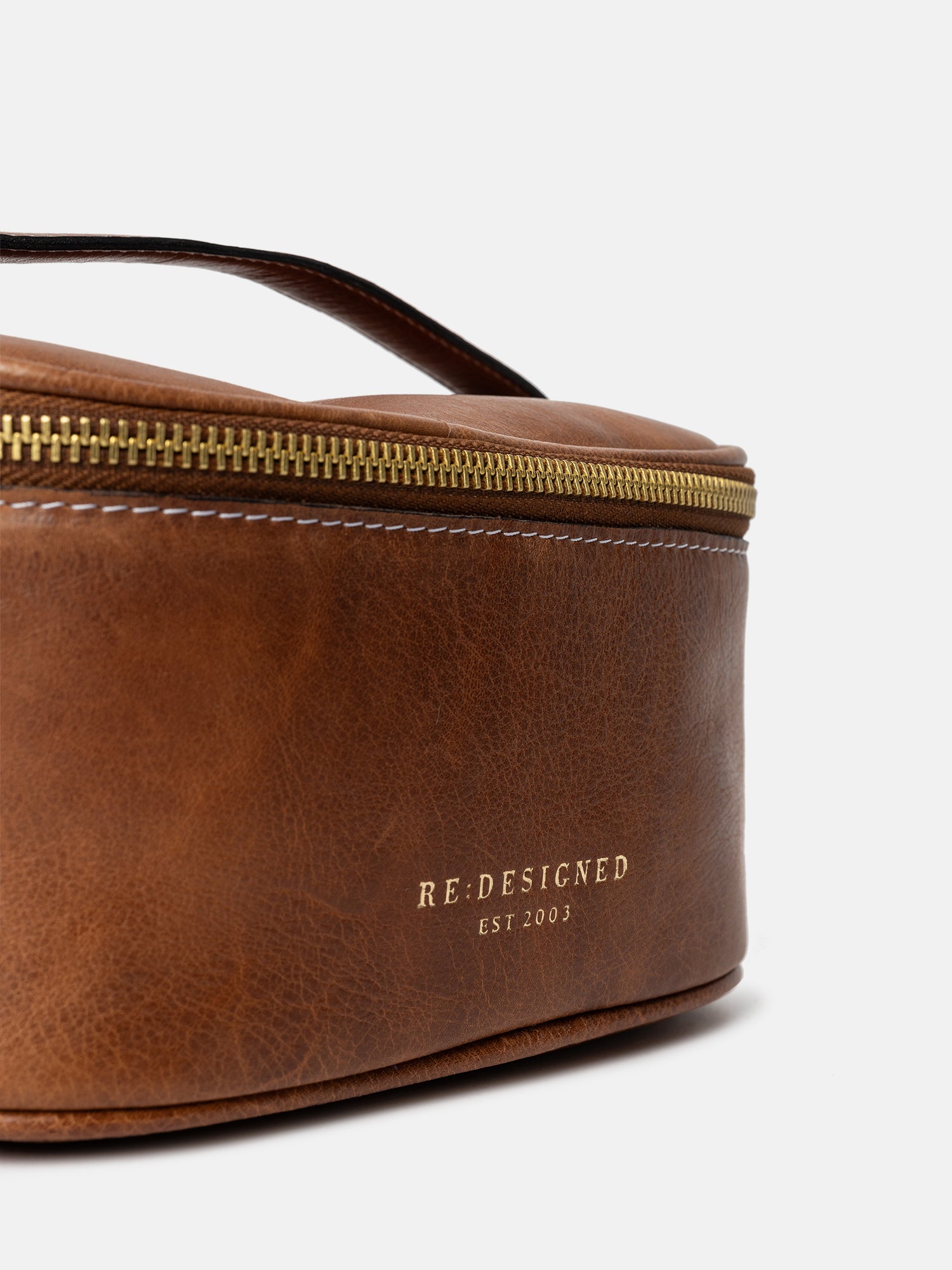 RE:DESIGNED EST 2003 Helga Small Toilet Bag Walnut