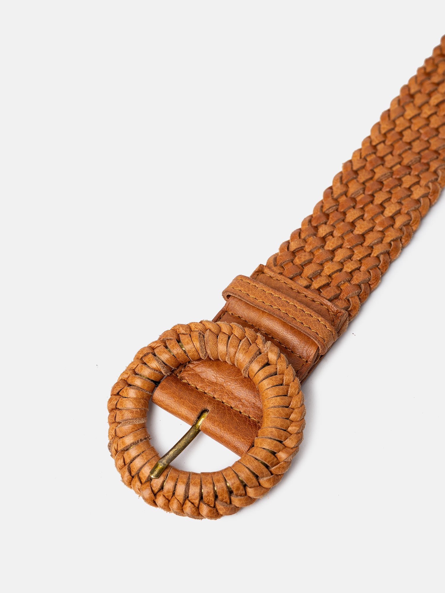 RE:DESIGNED EST 2003 Henley Belt Burned Tan