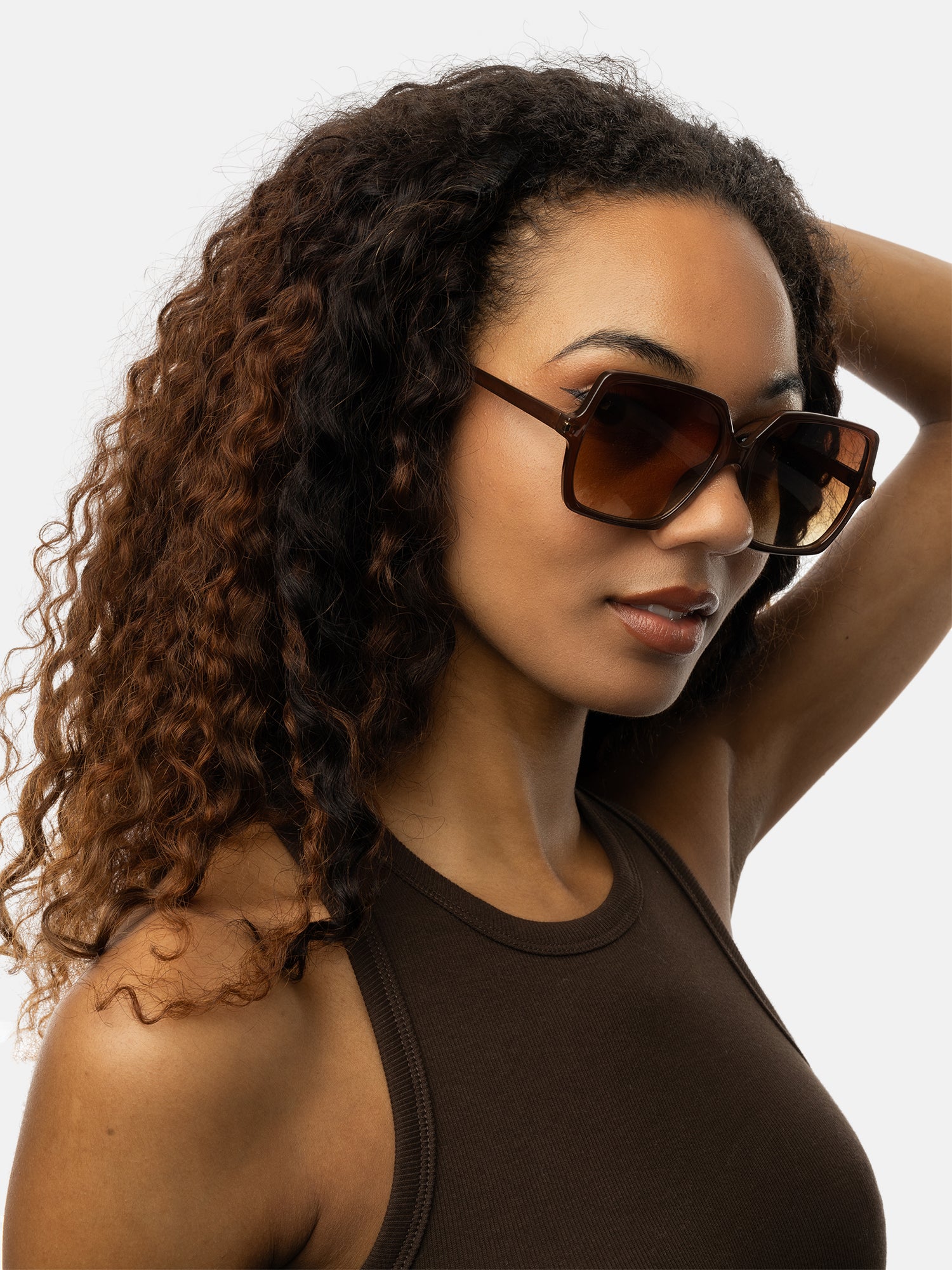 RE:DESIGNED EST 2003 Julia Sunglass Brown