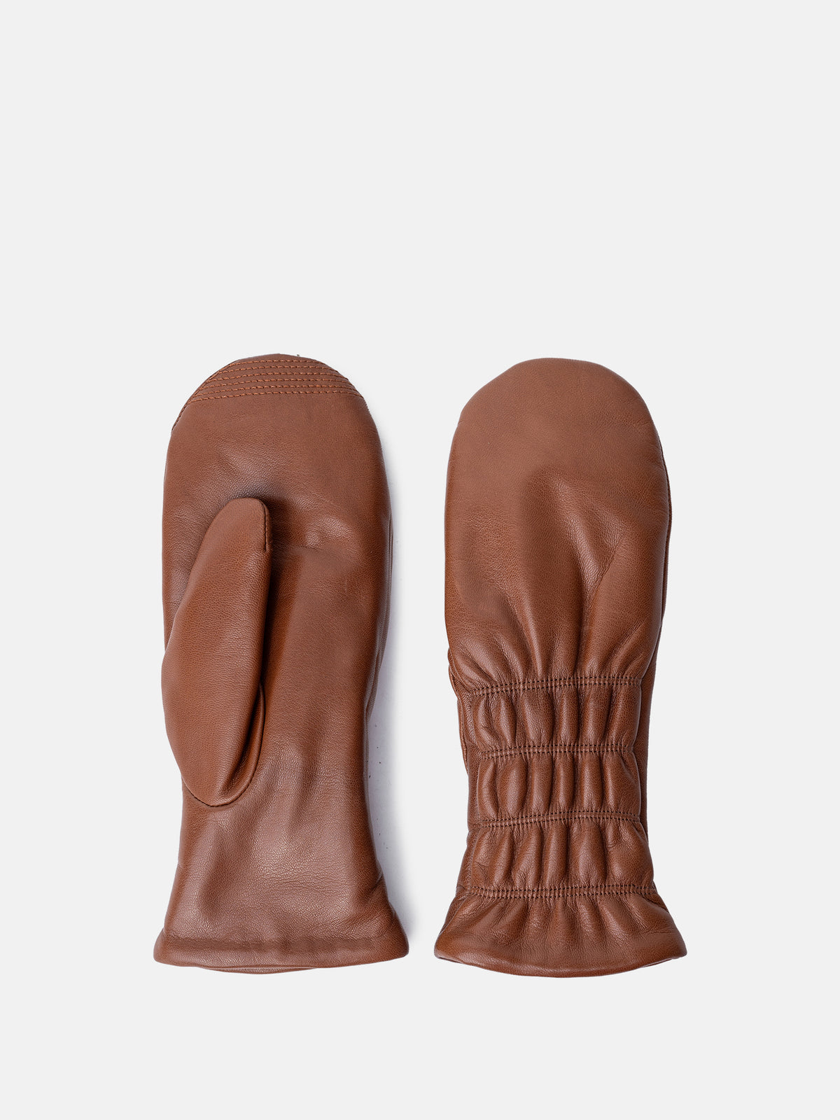 RE:DESIGNED EST 2003 Kara Mitten Mittens Cognac