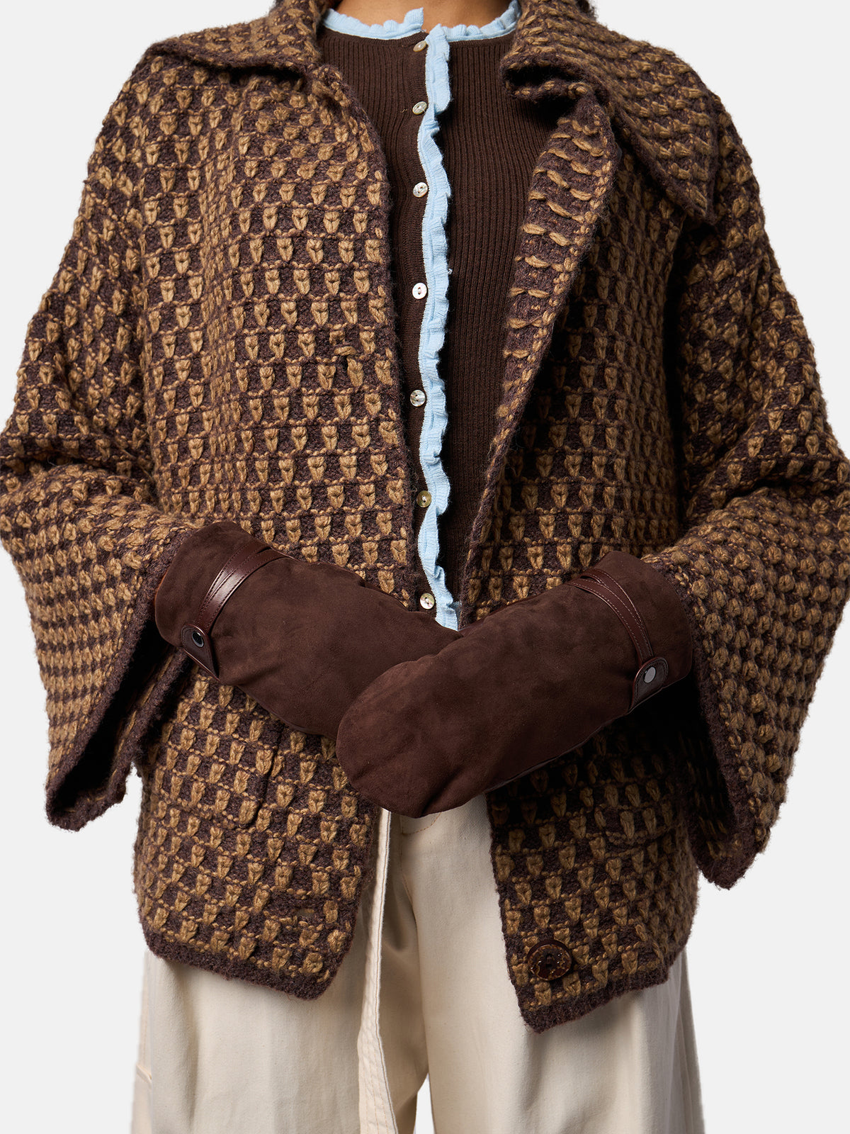 RE:DESIGNED EST 2003 Lina Mitten Gloves Warm Brown