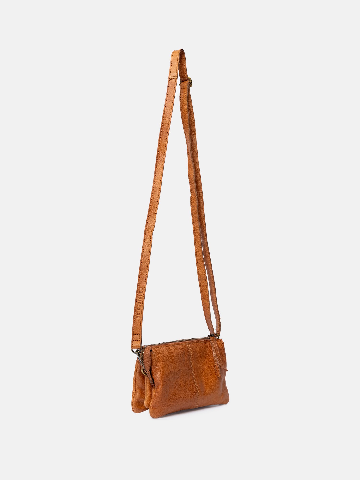 RE:DESIGNED EST 2003 Lisa Urban Clutch Burned Tan