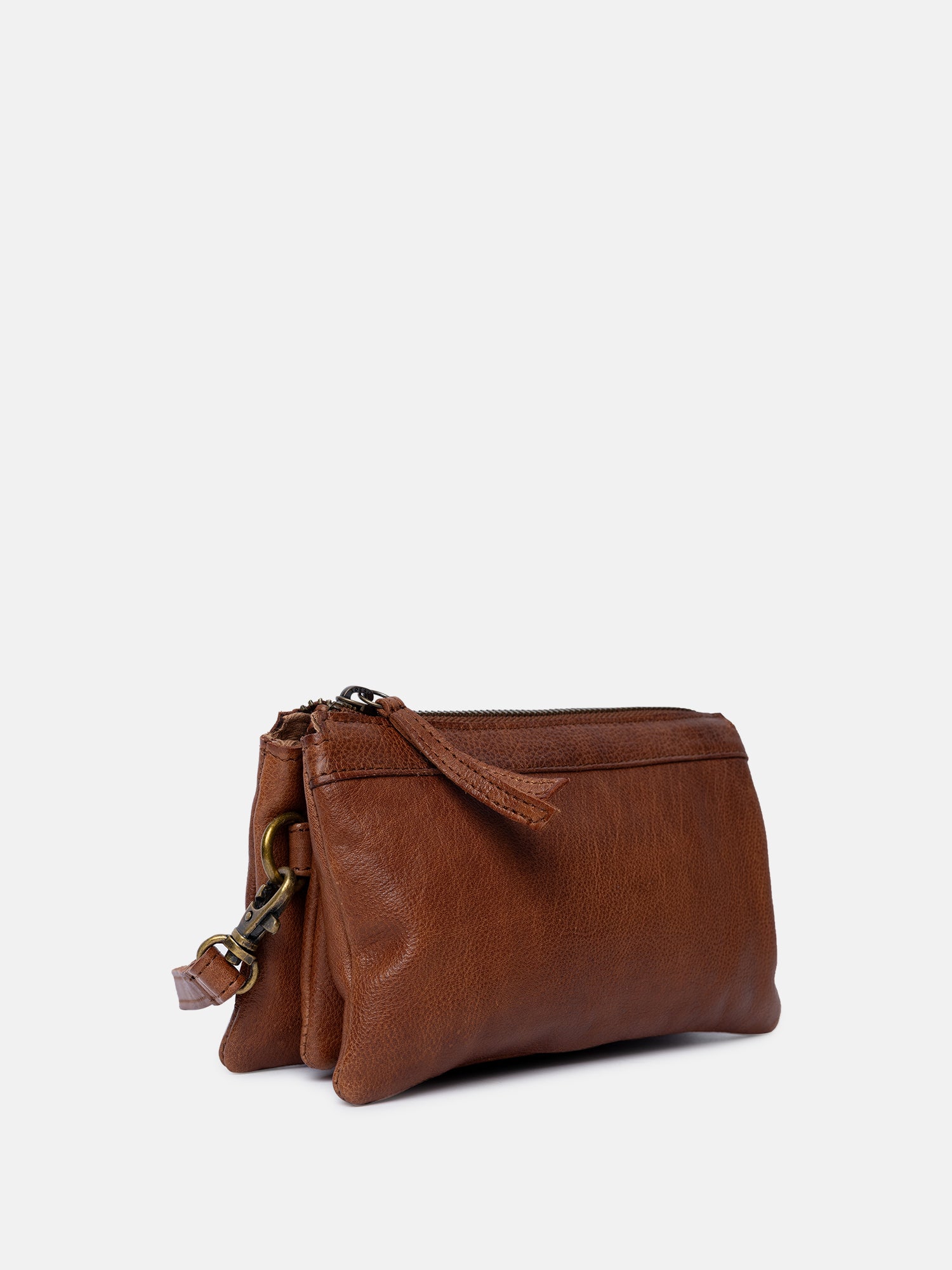 RE:DESIGNED EST 2003 Lisa Urban Clutch Walnut