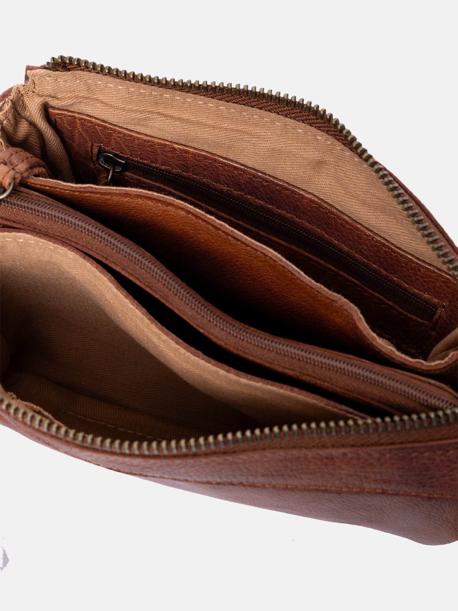 RE:DESIGNED EST 2003 Lisa Urban Clutch Walnut