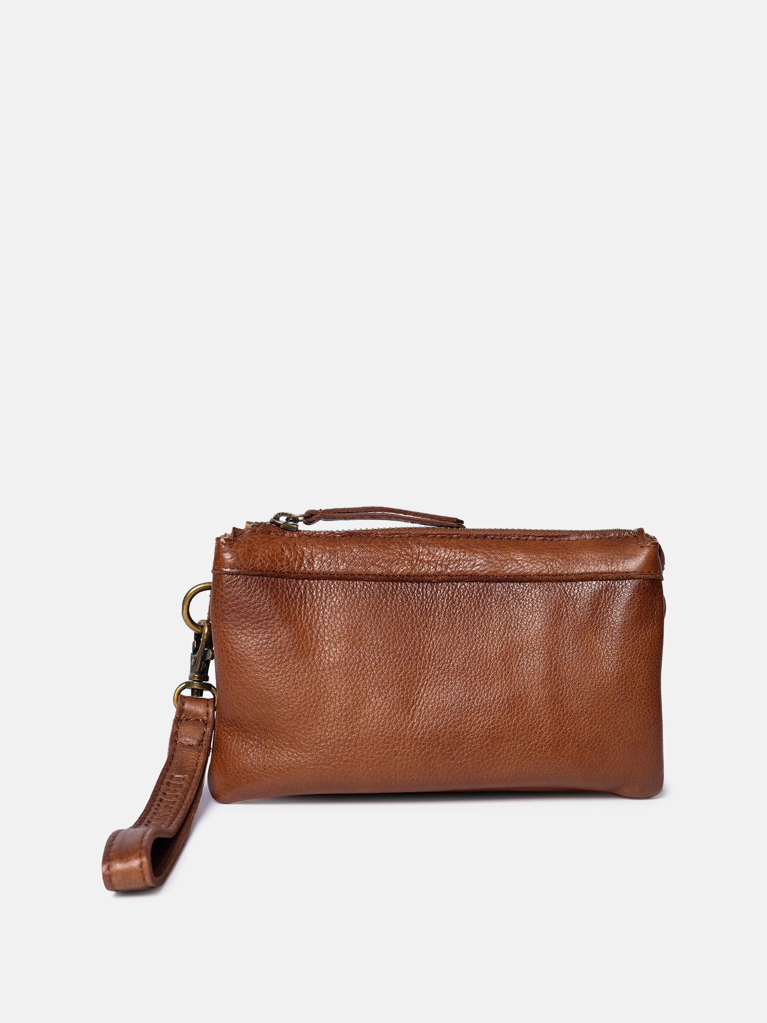 RE:DESIGNED EST 2003 Lisa Urban Clutch Walnut