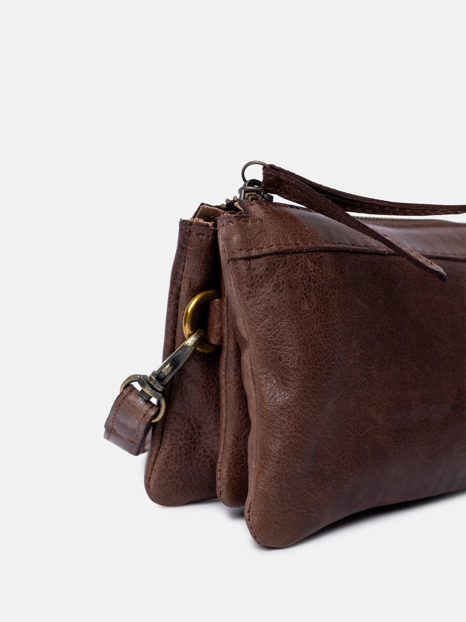 RE:DESIGNED EST 2003 Lisa Urban Clutch Woodsmoke