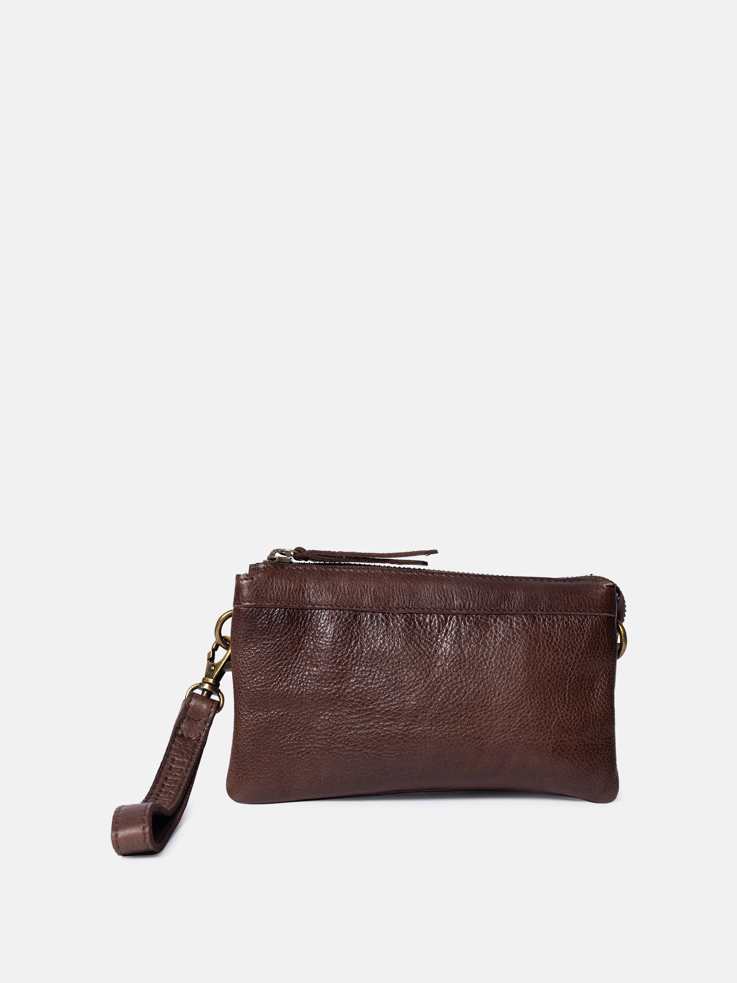 RE:DESIGNED EST 2003 Lisa Urban Clutch Woodsmoke