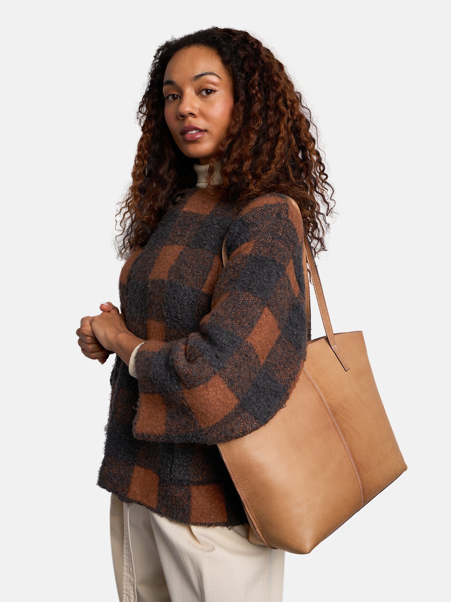 RE:DESIGNED EST 2003 Malou Small Shopper Taupe