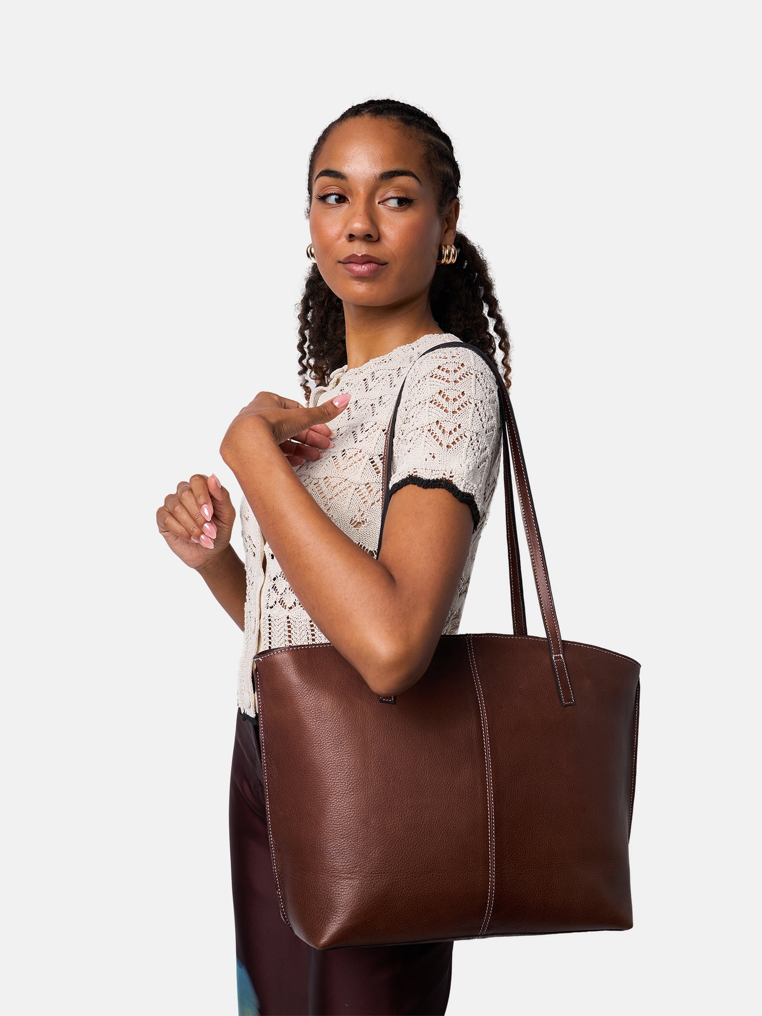 RE:DESIGNED EST 2003 Malou Small Shopper Woodsmoke