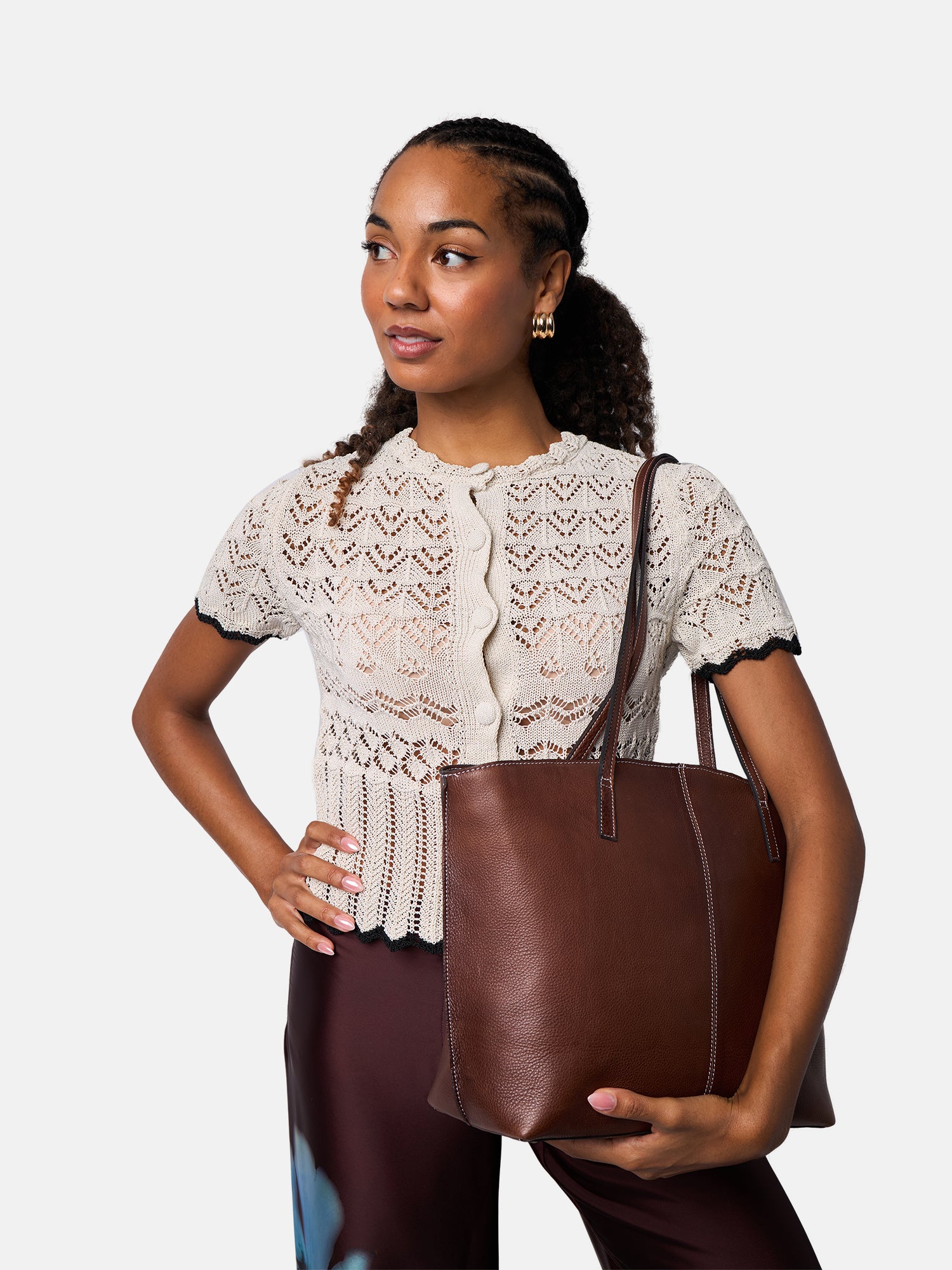 RE:DESIGNED EST 2003 Malou Small Shopper Woodsmoke