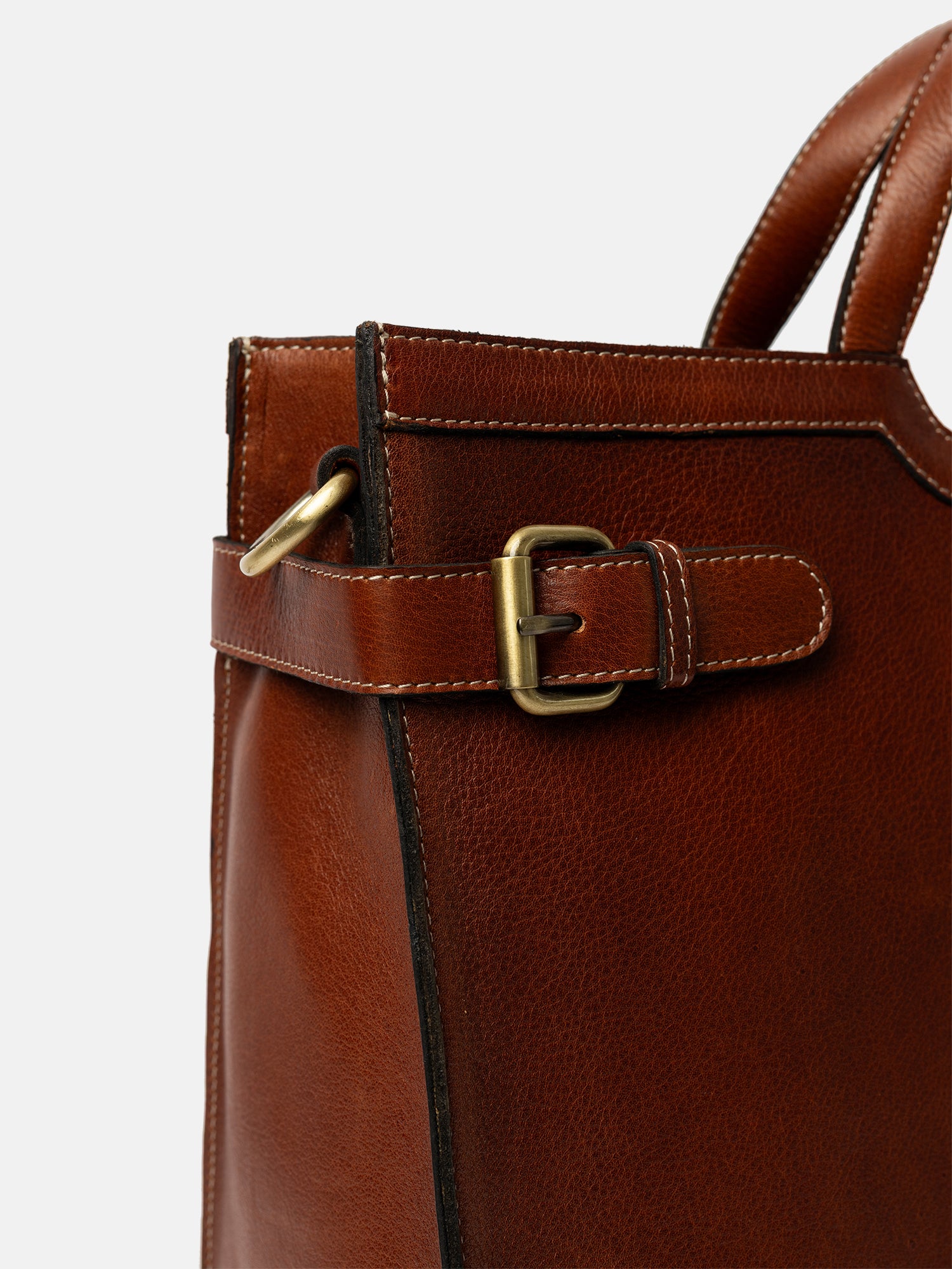 RE:DESIGNED EST 2003 May Big Work Bag Cognac