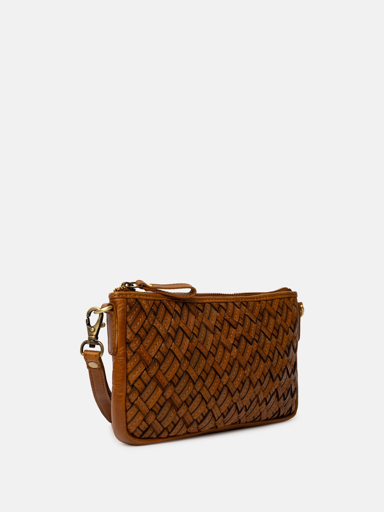 RE:DESIGNED EST 2003 Mika Small Clutch Tan