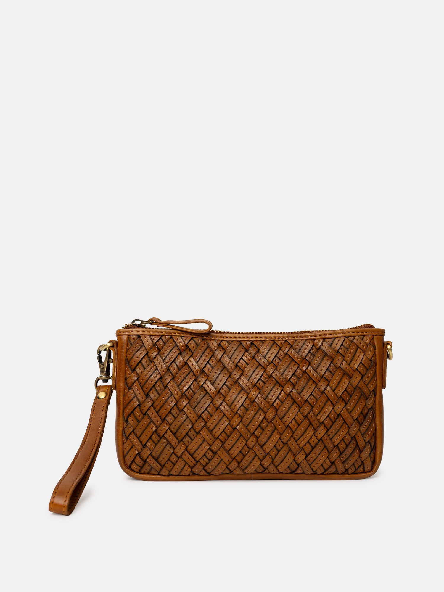 RE:DESIGNED EST 2003 Mika Small Clutch Tan