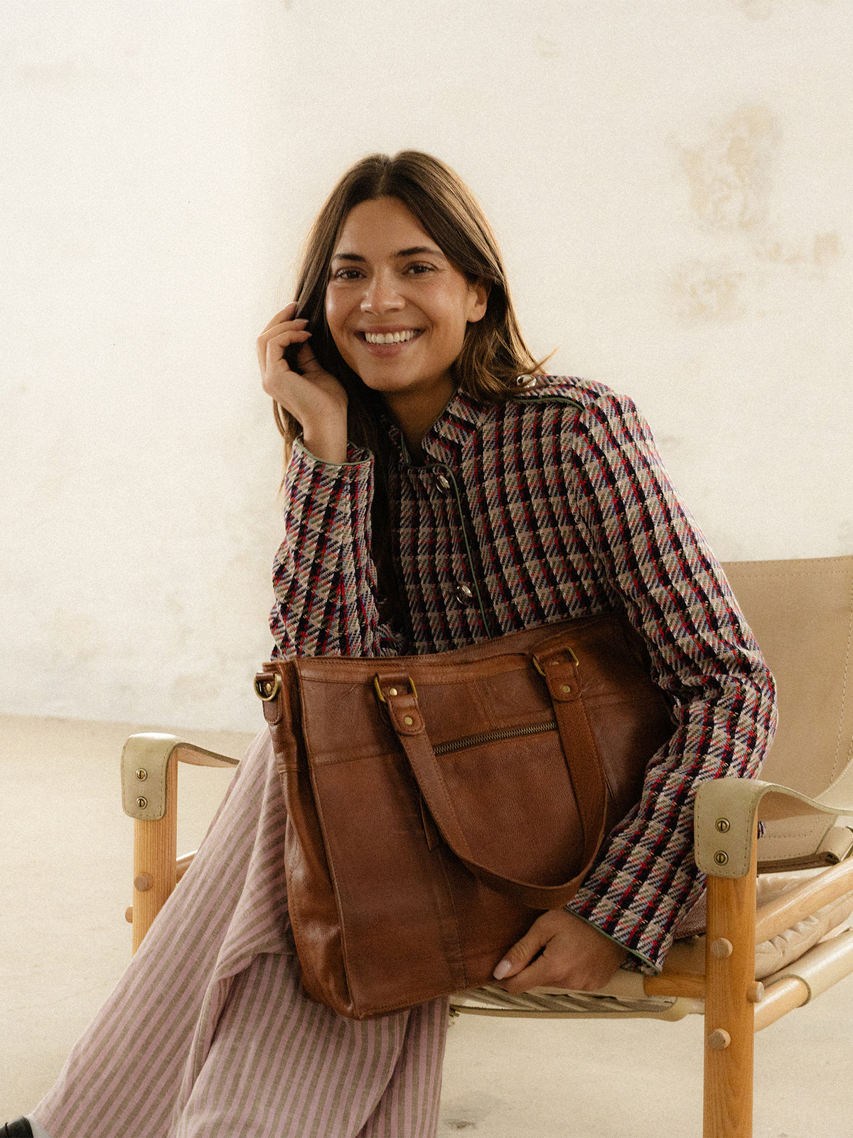 RE:DESIGNED EST 2003 Molly Urban Shoulder bag Walnut