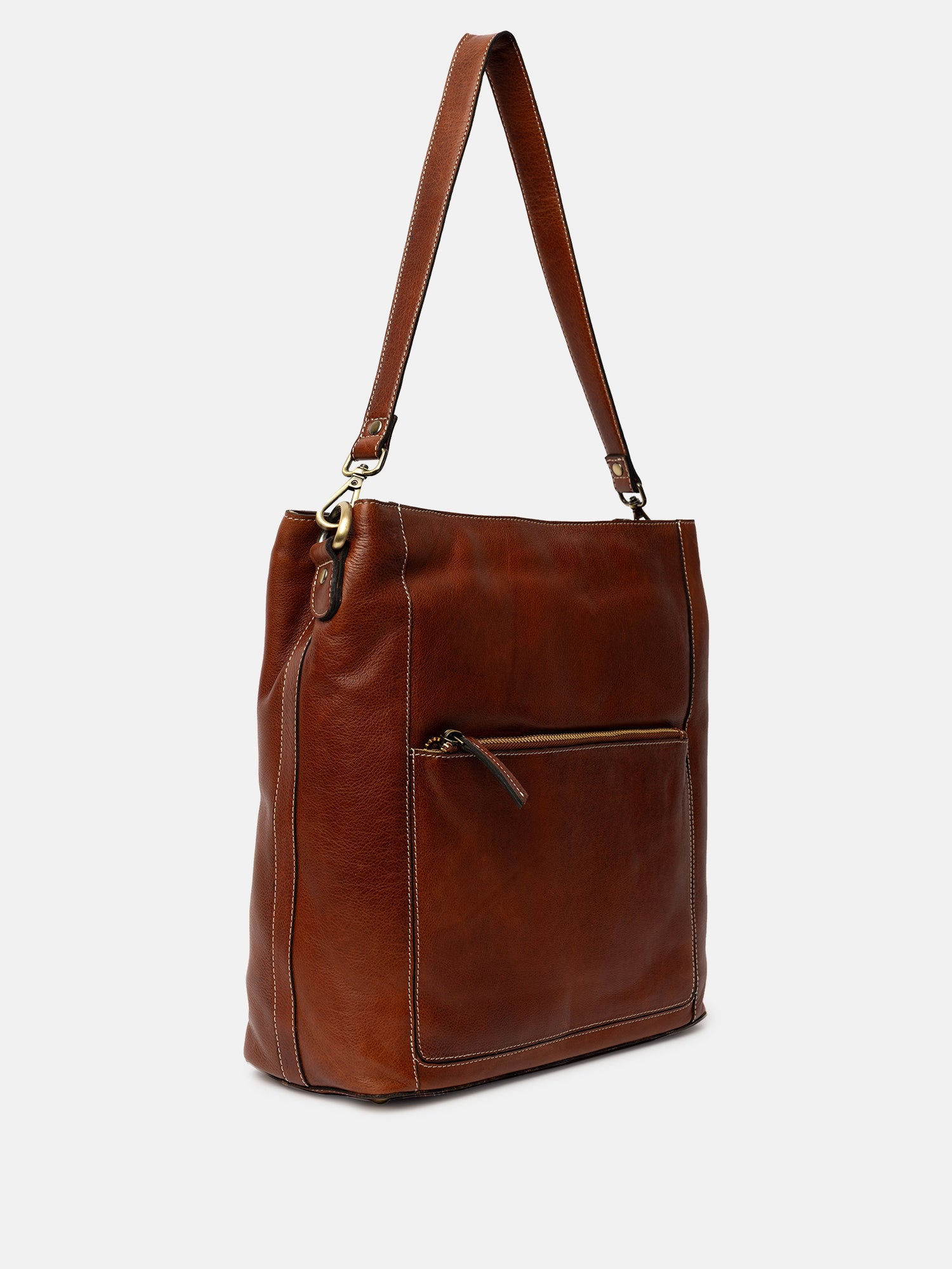 RE:DESIGNED EST 2003 Myra Big Shoulder bag Cognac