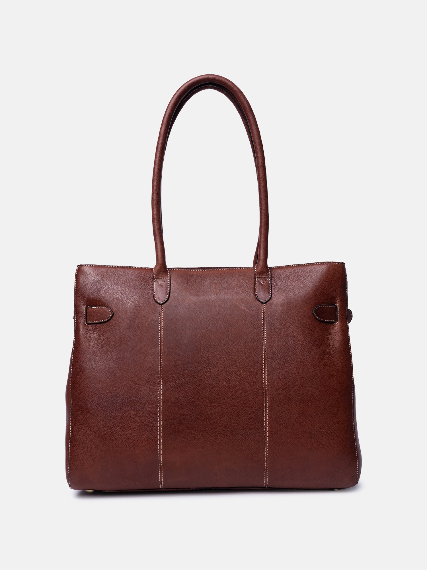RE:DESIGNED EST 2003 Nellie Big Work Bag Cognac