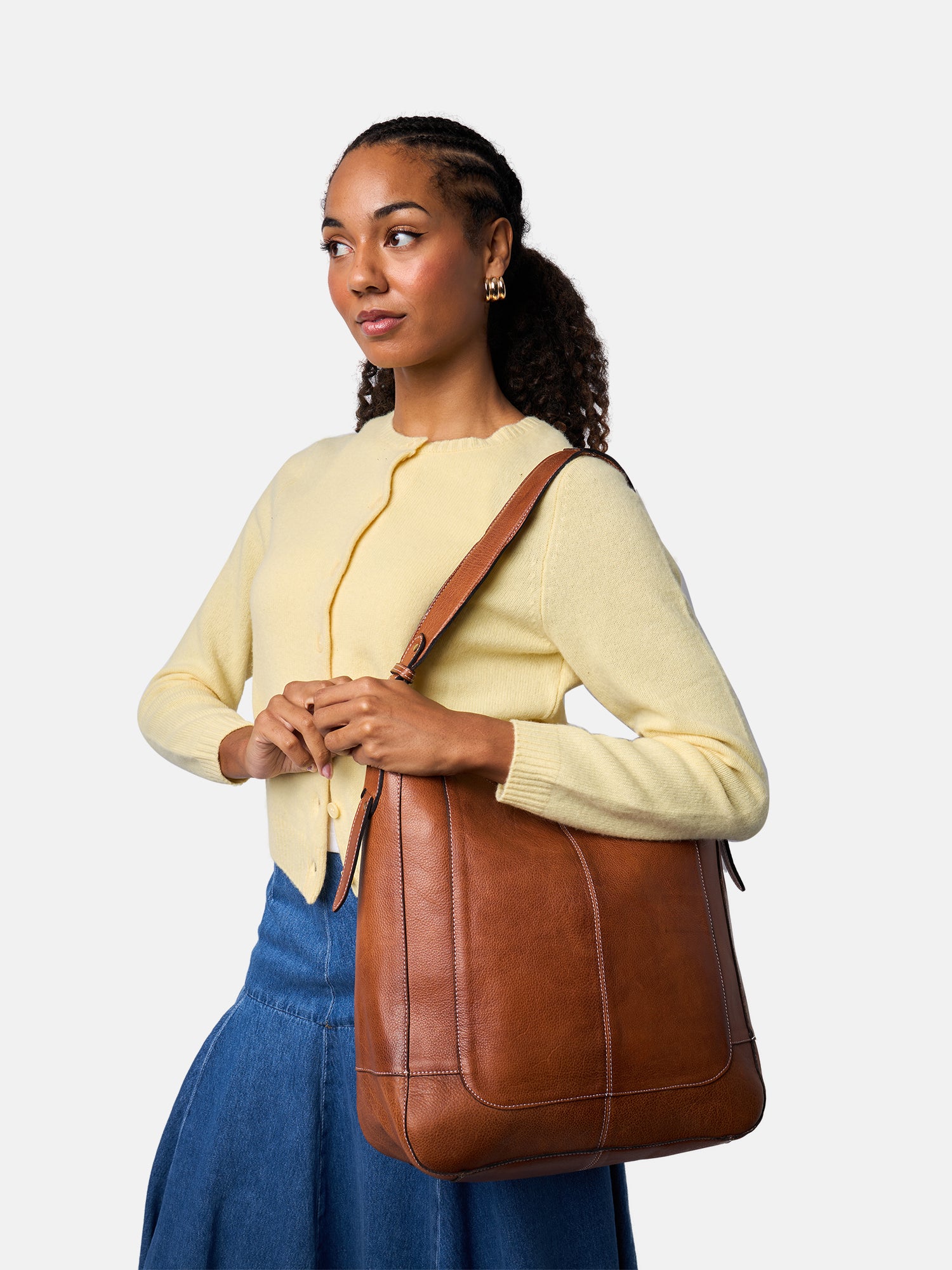 RE:DESIGNED EST 2003 Neri Big Shoulder bag Walnut