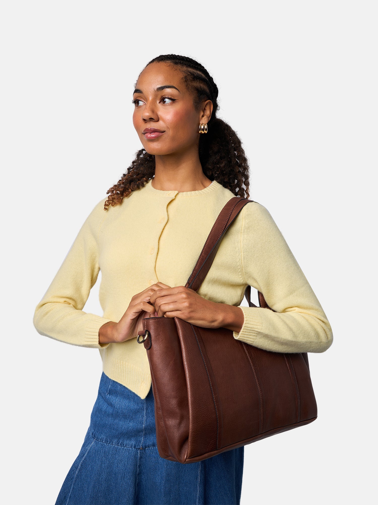 RE:DESIGNED EST 2003 Nisa Big Shoulder bag Woodsmoke