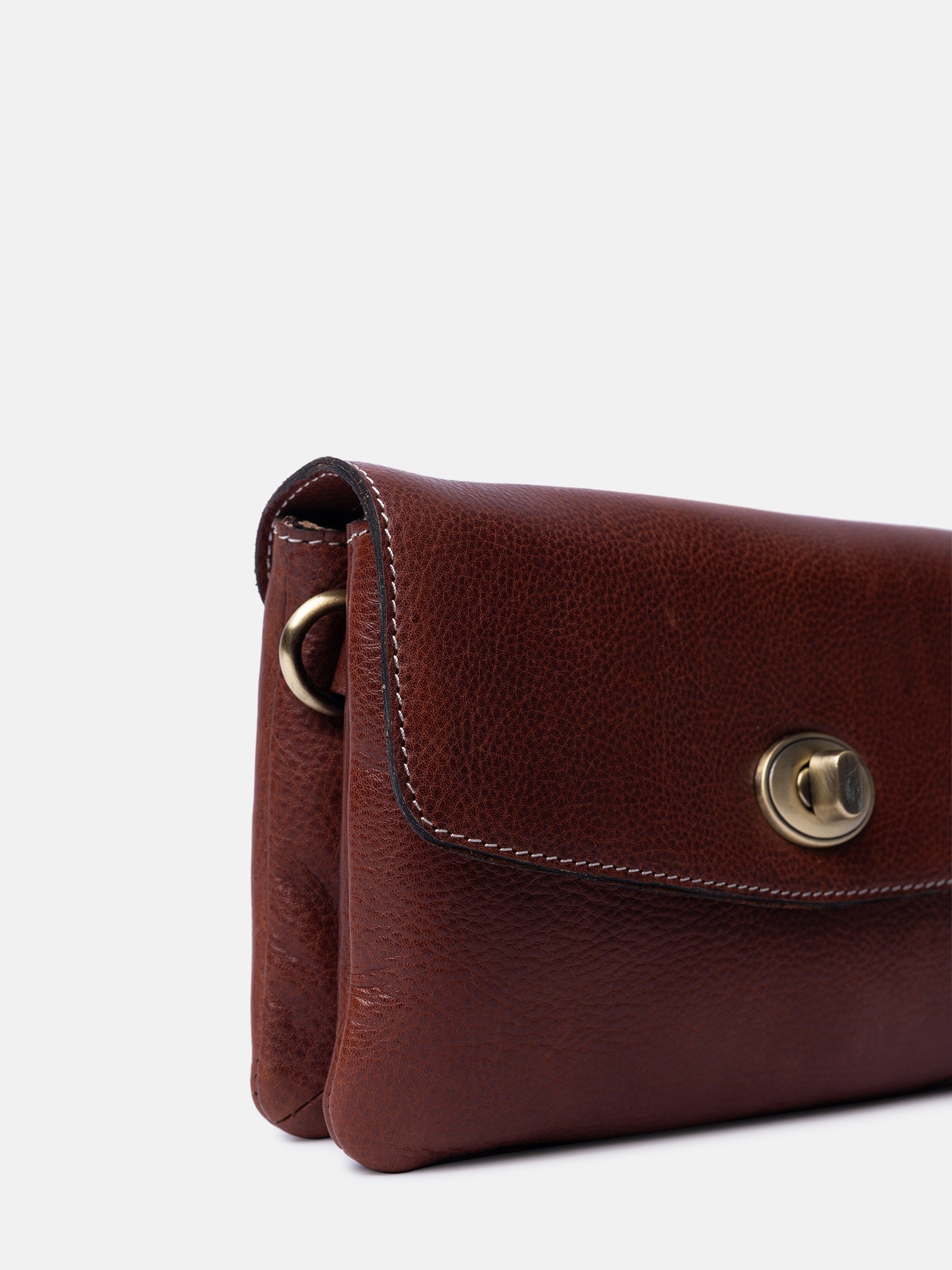RE:DESIGNED EST 2003 Nisha Clutch Clutch Cognac