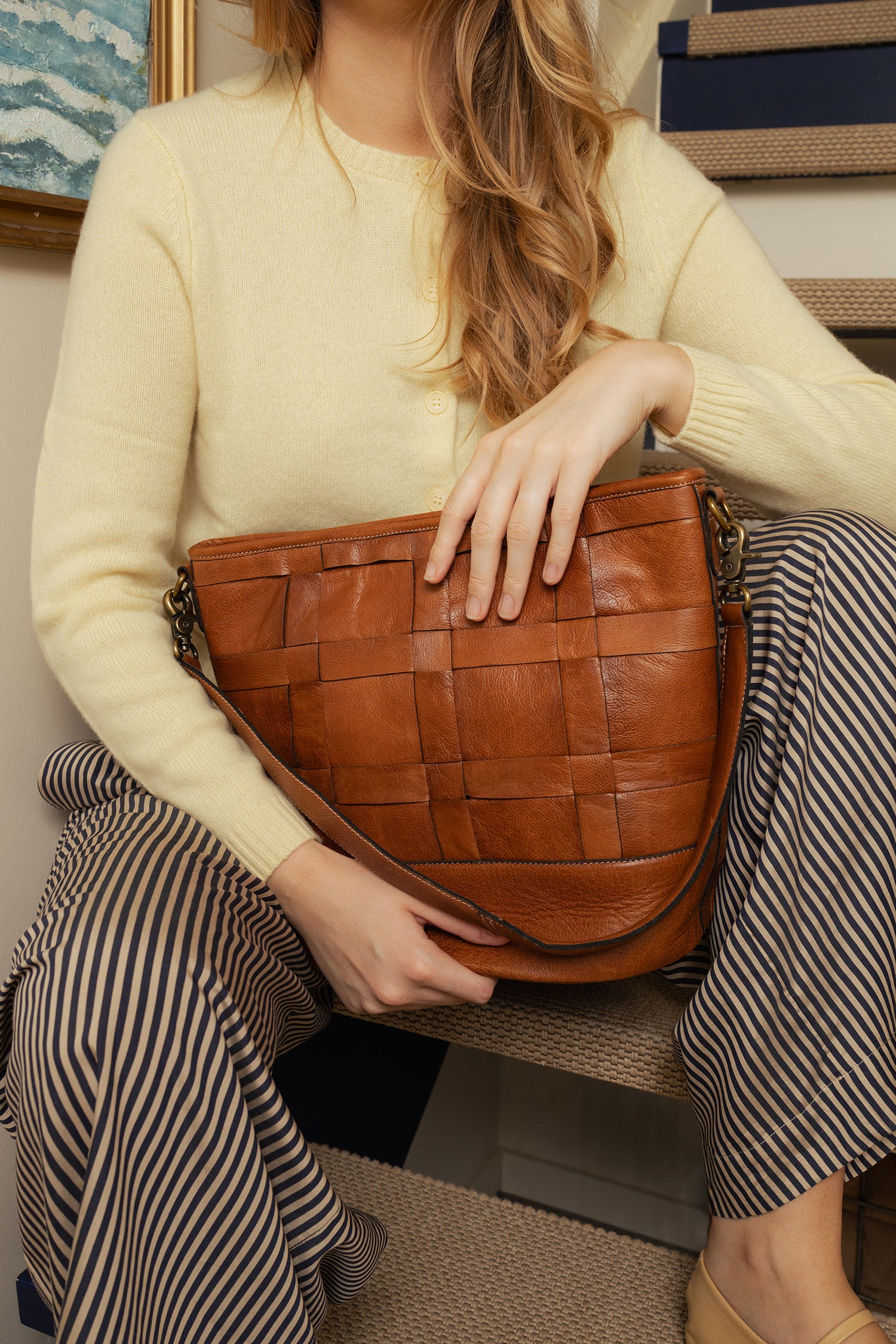 RE:DESIGNED EST 2003 Noor Big Shoulder bag Walnut
