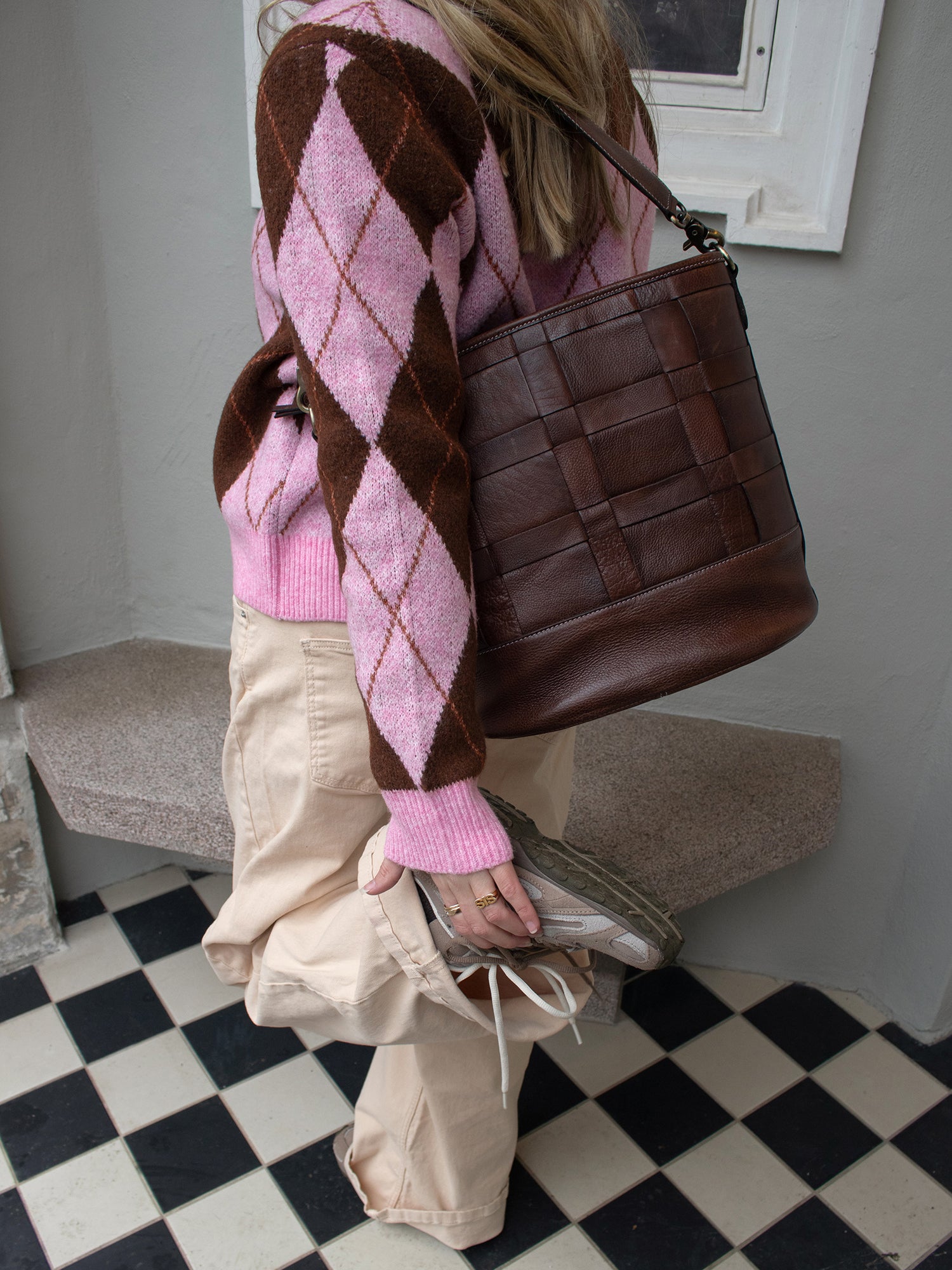 RE:DESIGNED EST 2003 Noor Big Shoulder bag Woodsmoke