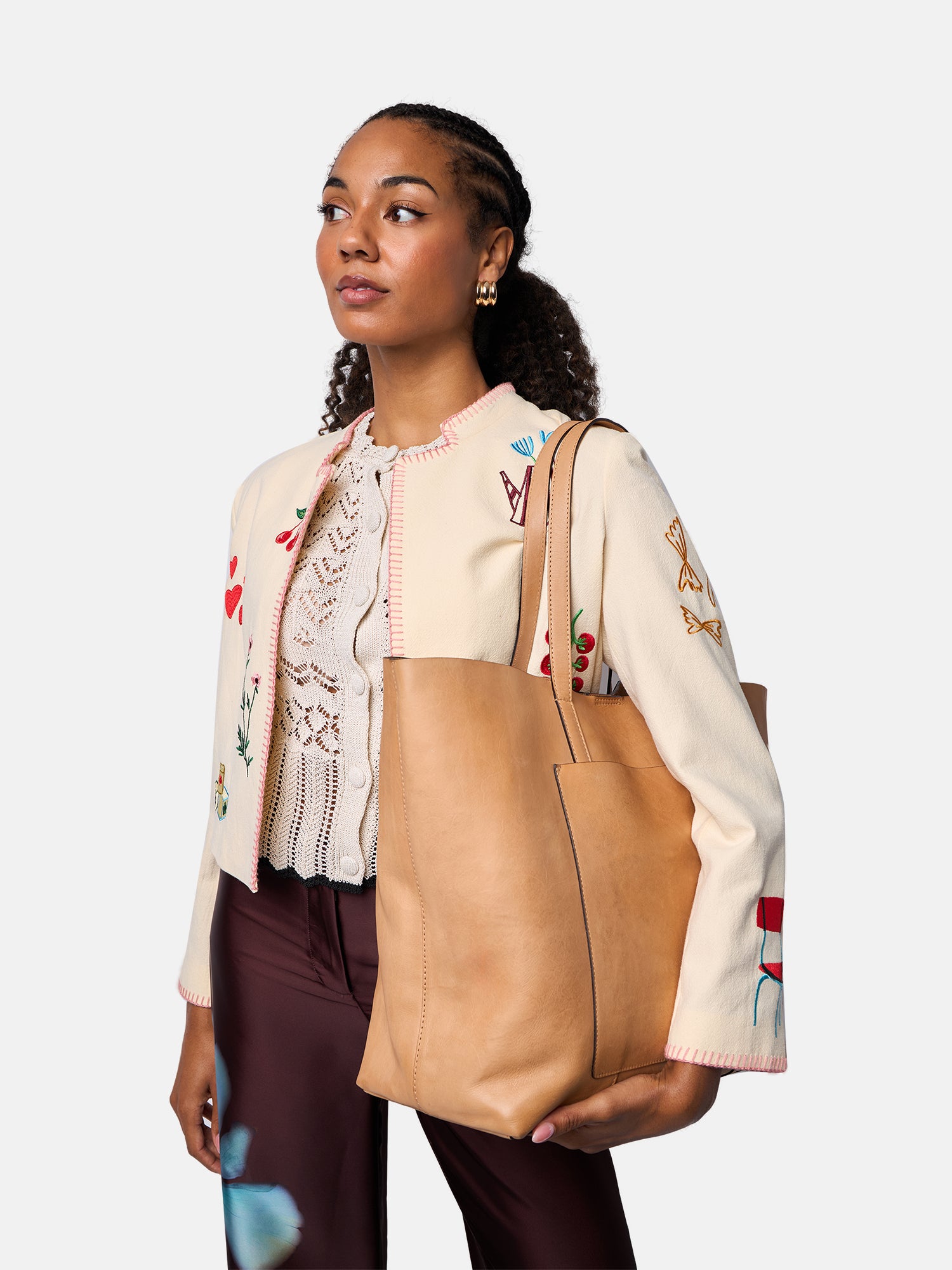 RE:DESIGNED EST 2003 Nuha Shopper Camel