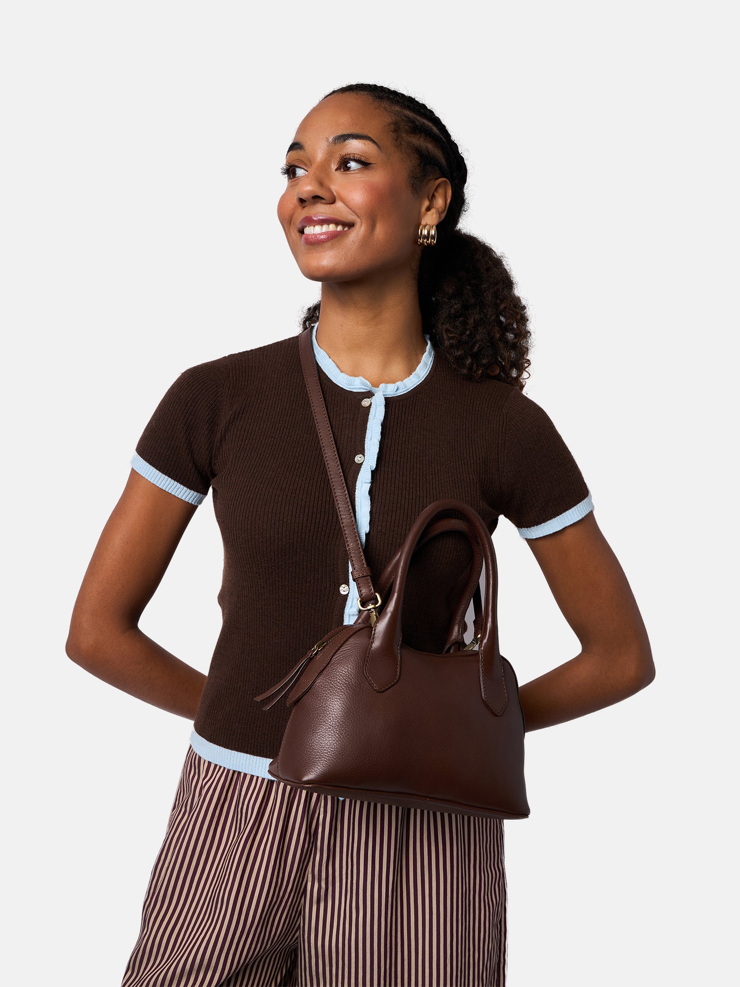 RE:DESIGNED EST 2003 Nynne Small Crossover Brown