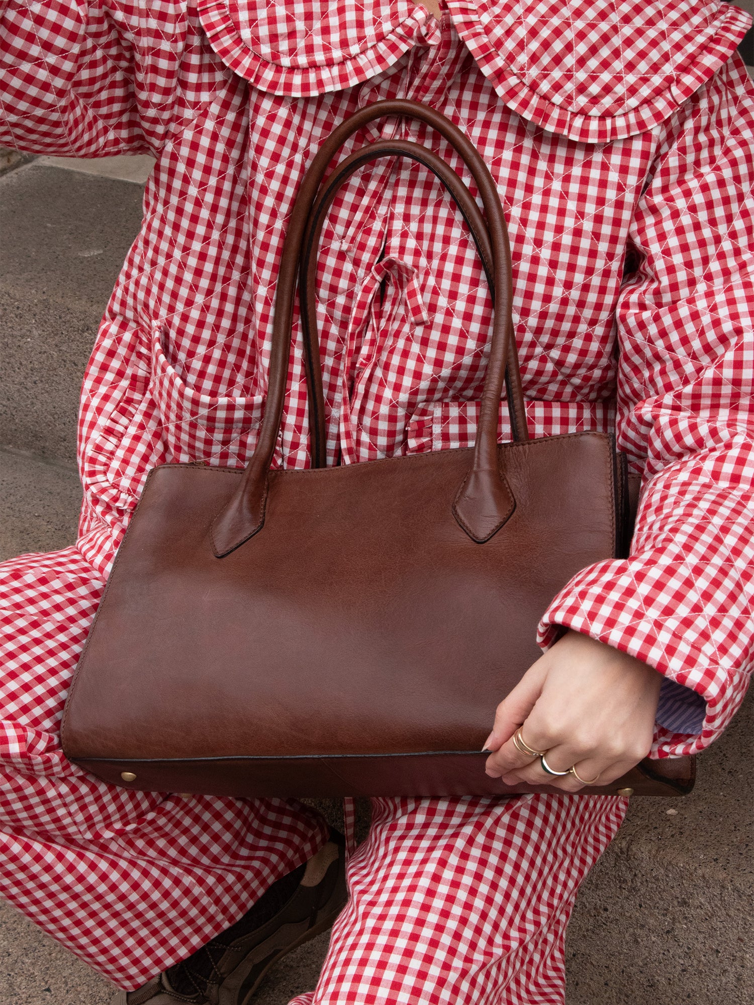 RE:DESIGNED EST 2003 Ora Small Shoulder bag Brown