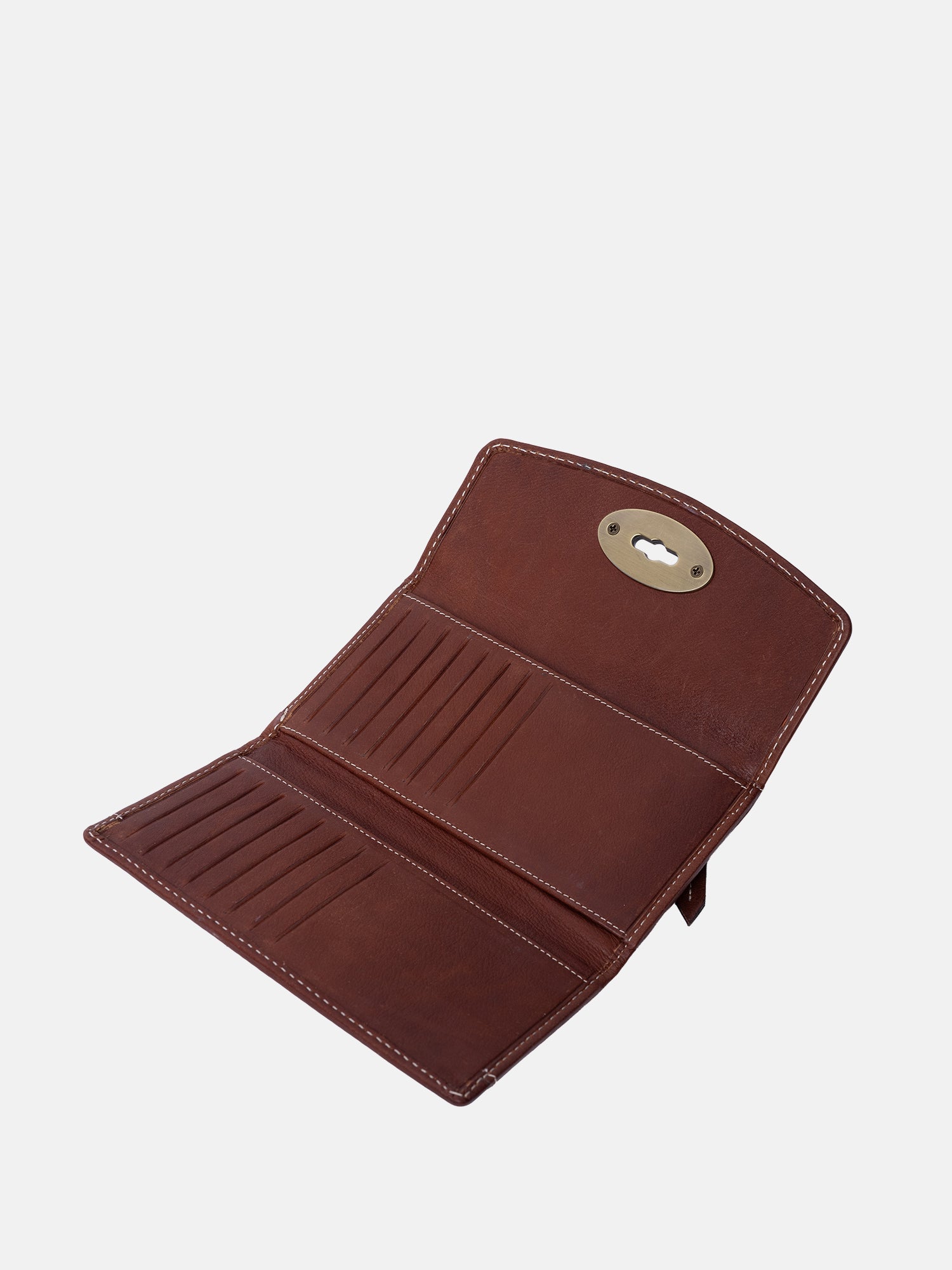 RE:DESIGNED EST 2003 Saya Wallet Big Wallet Cognac