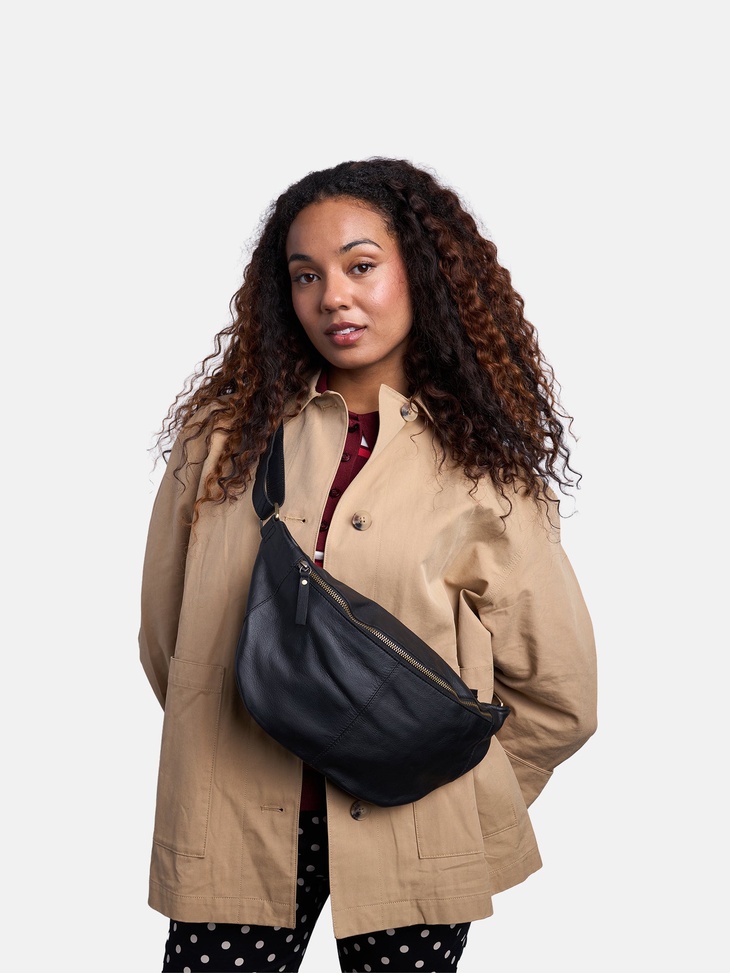 RE:DESIGNED EST 2003 Selina Bumbag Black