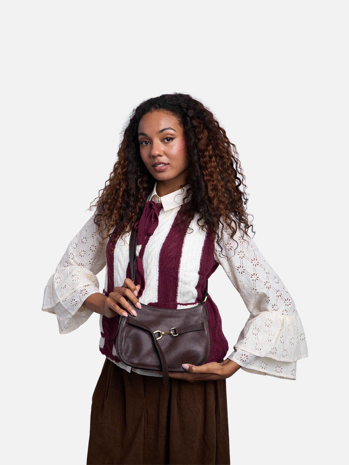 RE:DESIGNED EST 2003 Sif Small Crossover Dark Brown