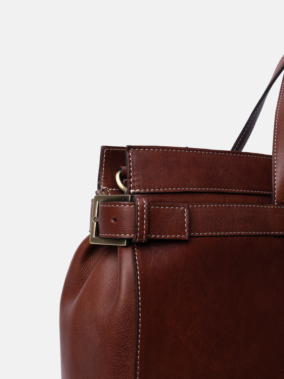 RE:DESIGNED EST 2003 Siri Big Handbag Cognac