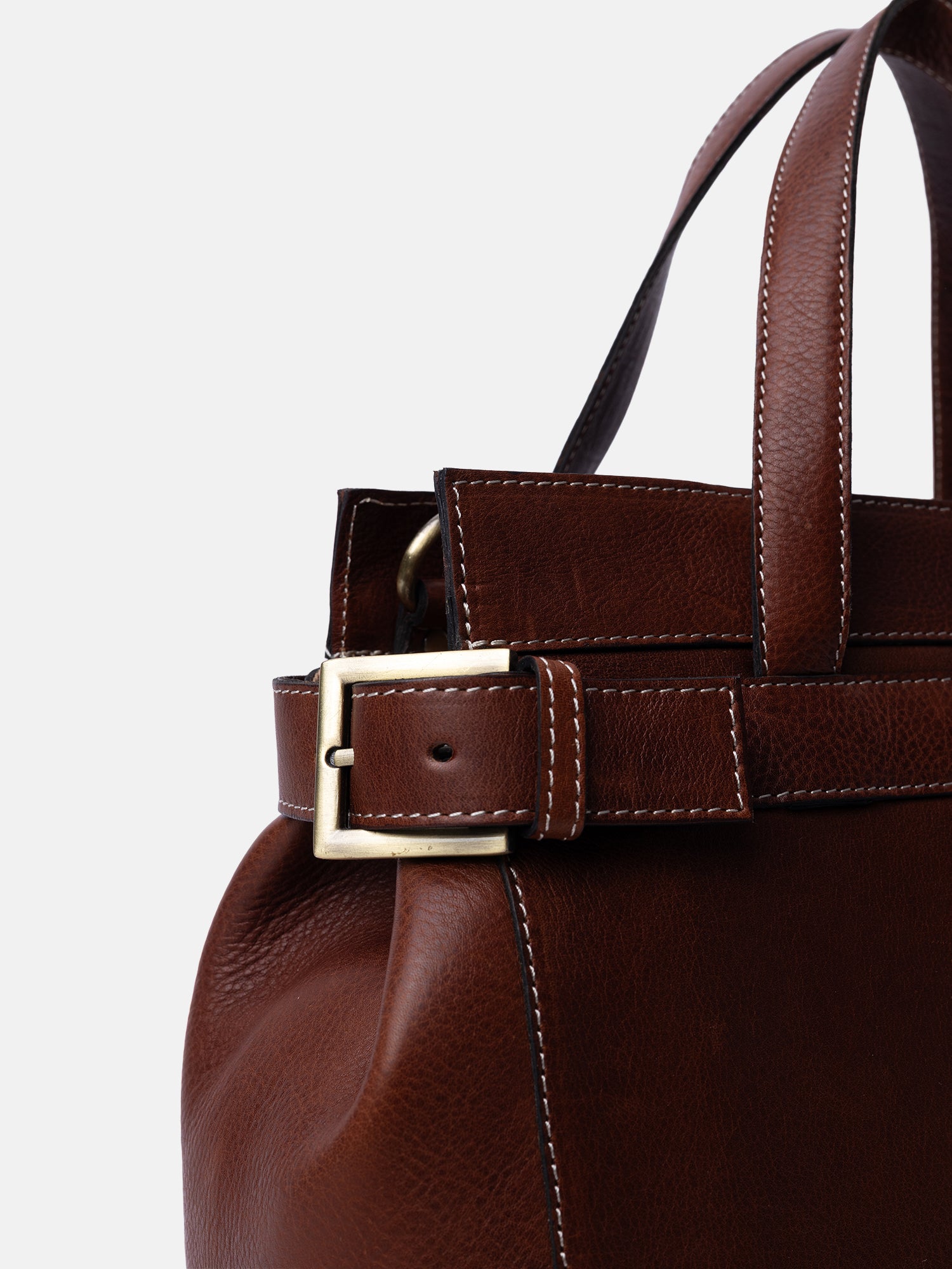 RE:DESIGNED EST 2003 Siri Small Handbag Cognac