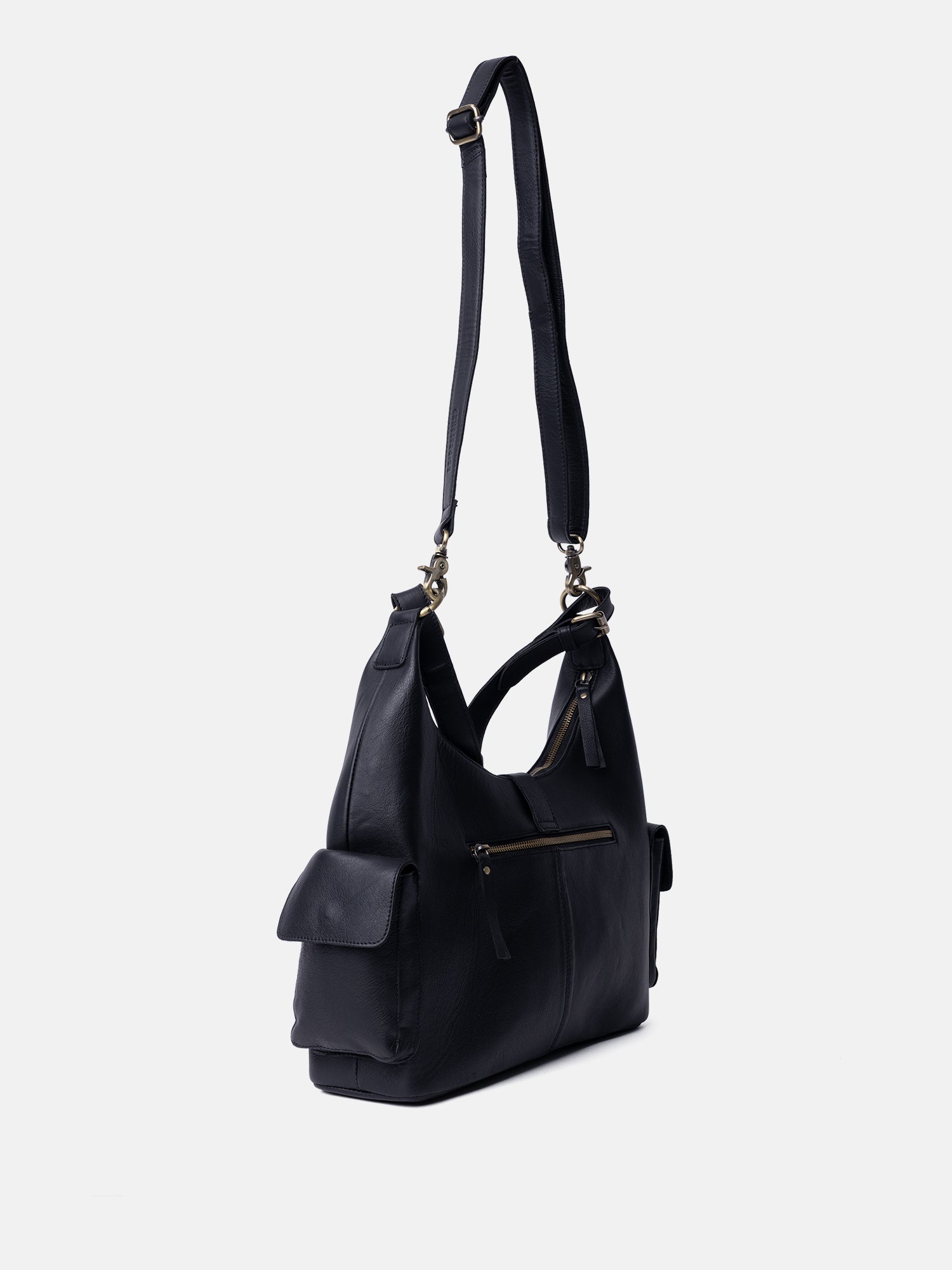 RE:DESIGNED EST 2003 Solvej Large Shoulder bag Black