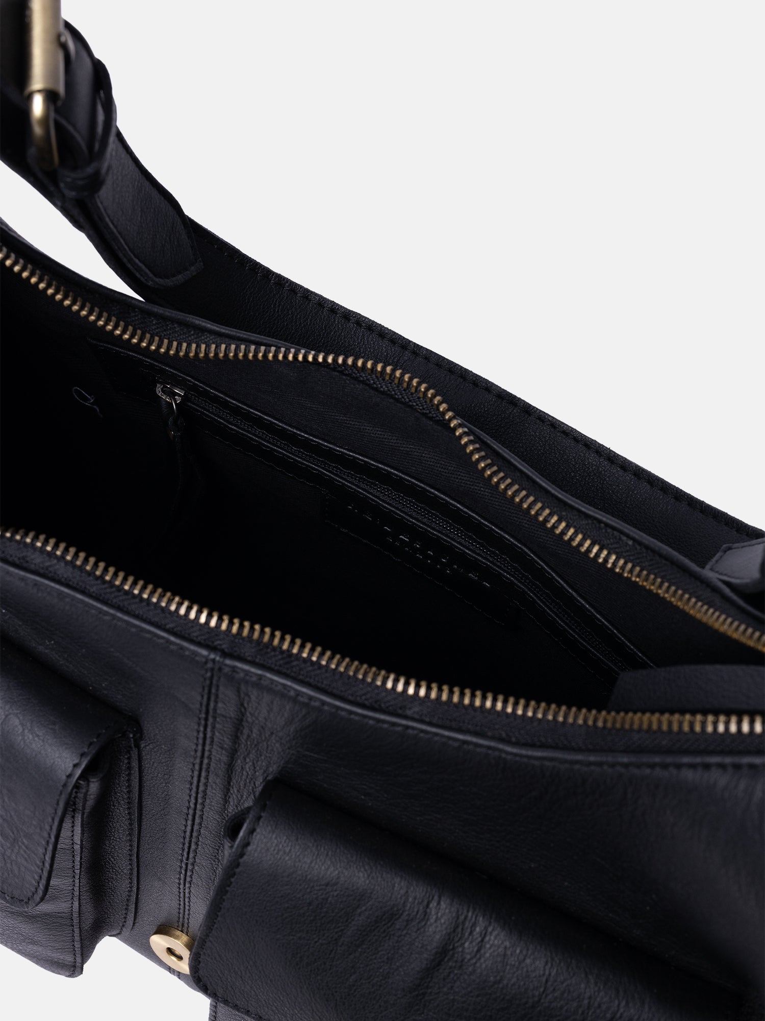 RE:DESIGNED EST 2003 Solvej Large Shoulder bag Black
