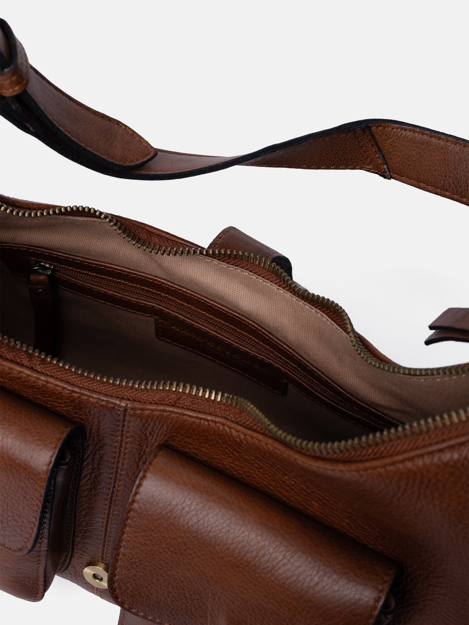 RE:DESIGNED EST 2003 Solvej Medium Shoulder bag Walnut