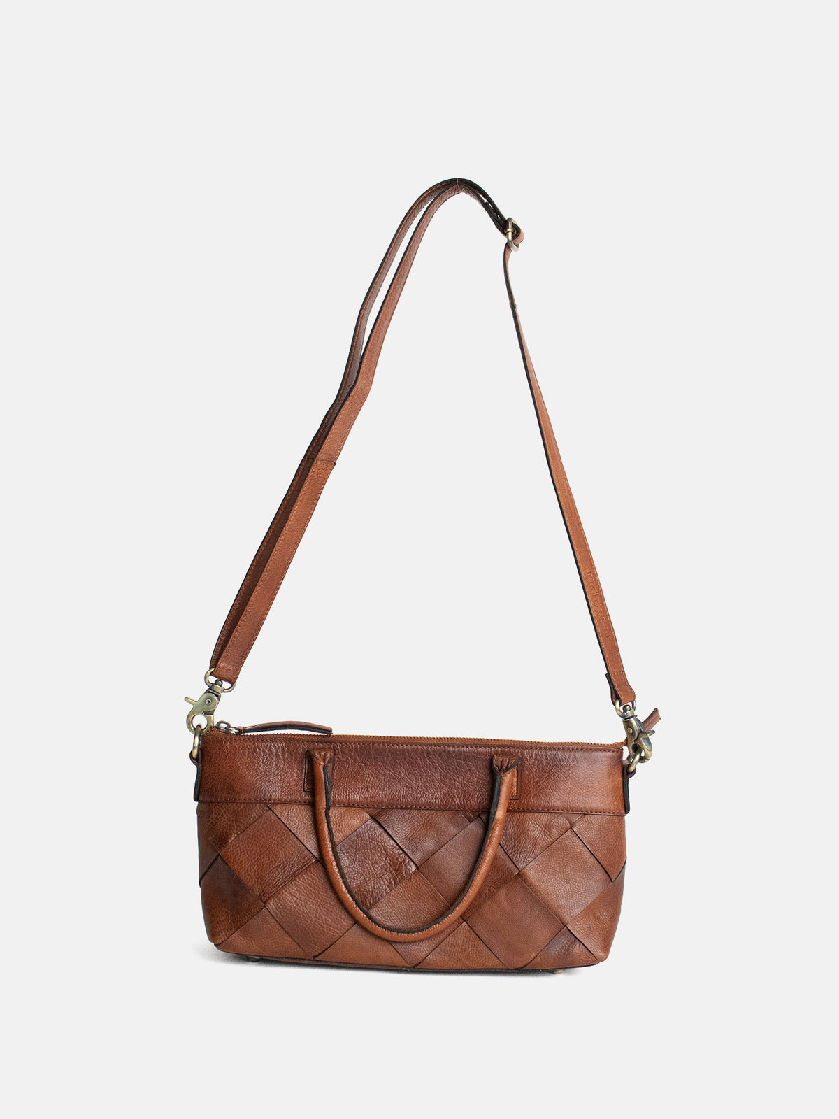 RE:DESIGNED EST 2003 Uma Handbag Walnut