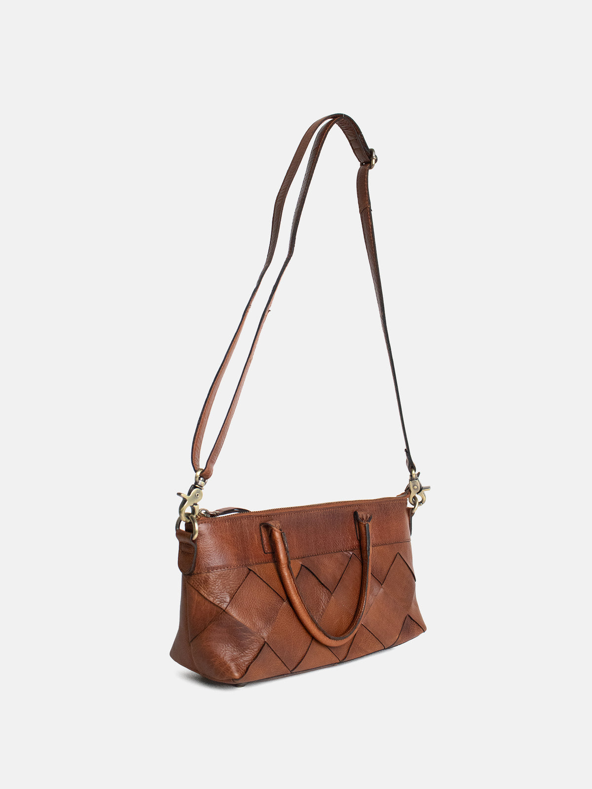 RE:DESIGNED EST 2003 Uma Handbag Walnut