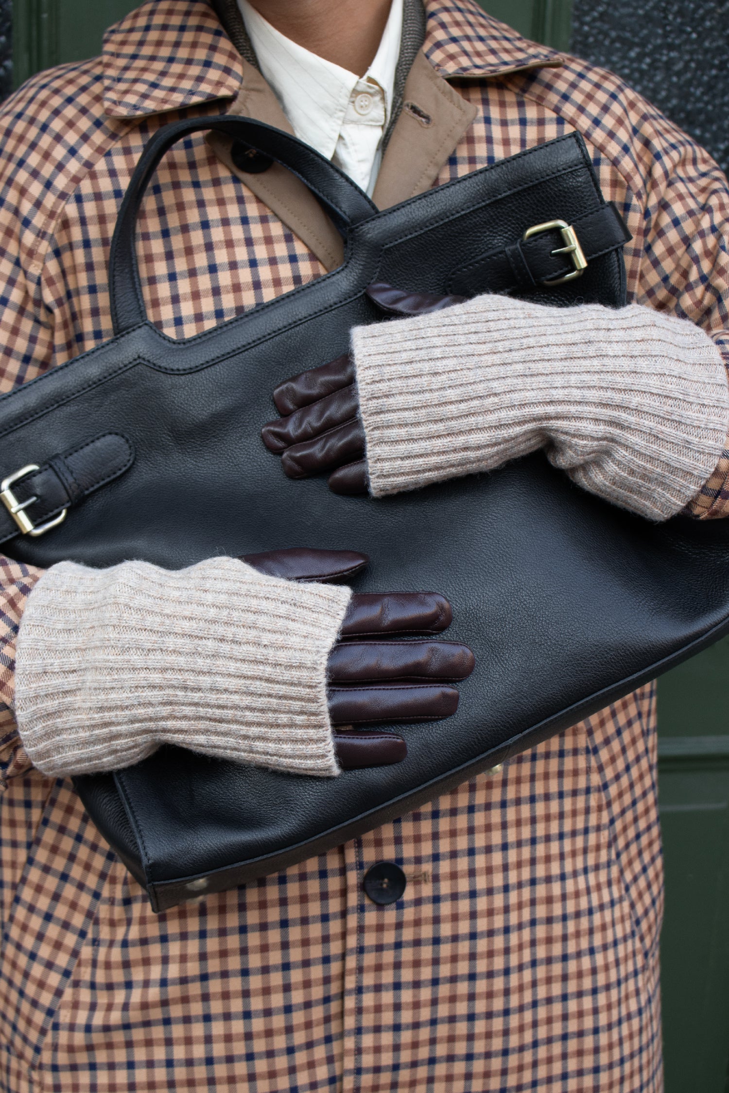 RE:DESIGNED EST 2003 Adda Gloves Dark Brown