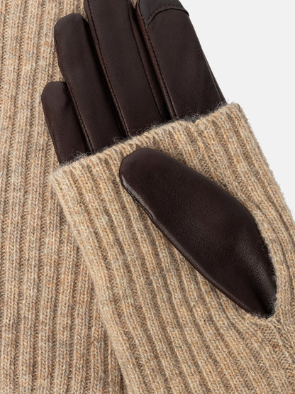 RE:DESIGNED EST 2003 Adda Gloves Dark Brown