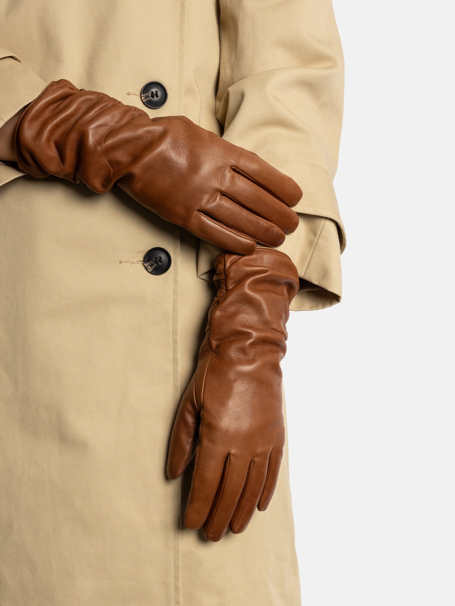 RE:DESIGNED EST 2003 Anvi Wool Gloves Cognac