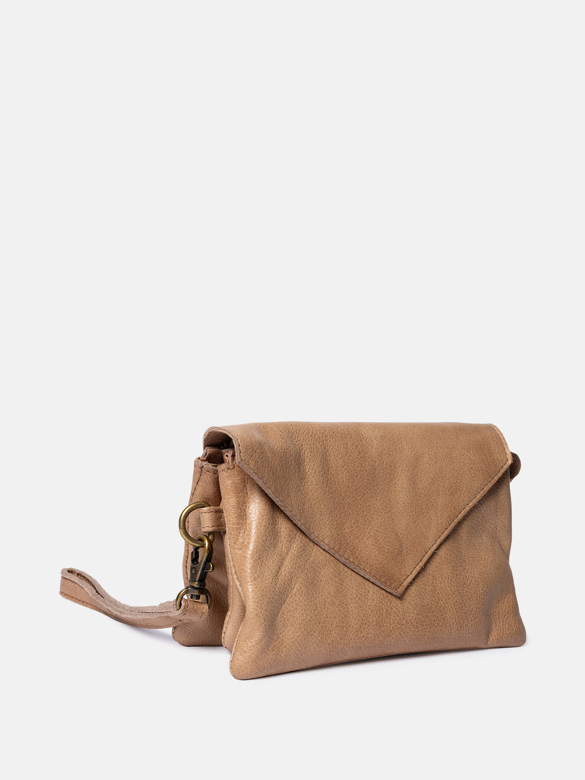 RE:DESIGNED EST 2003 Claire Urban Clutch Taupe