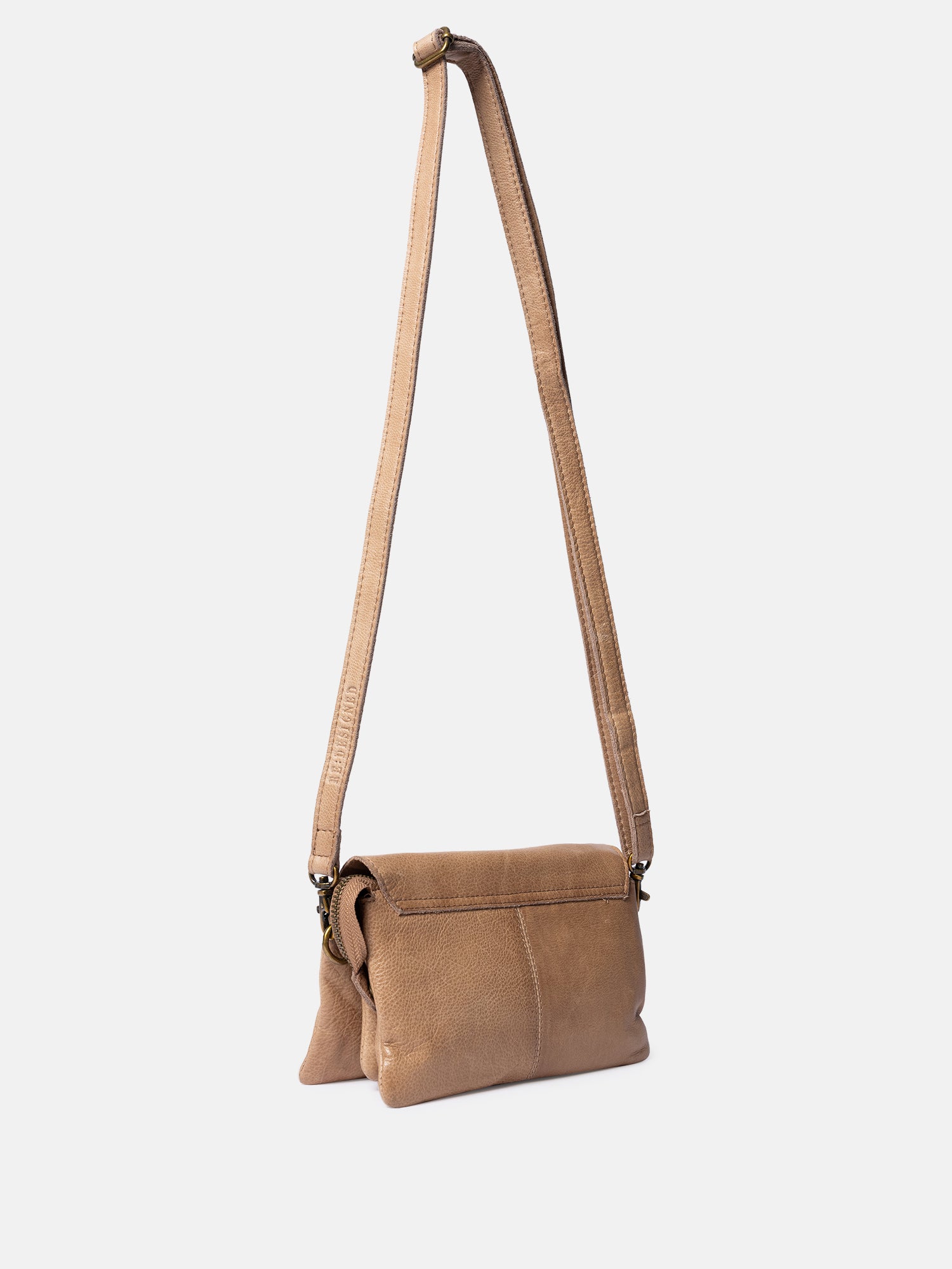 RE:DESIGNED EST 2003 Claire Urban Clutch Taupe