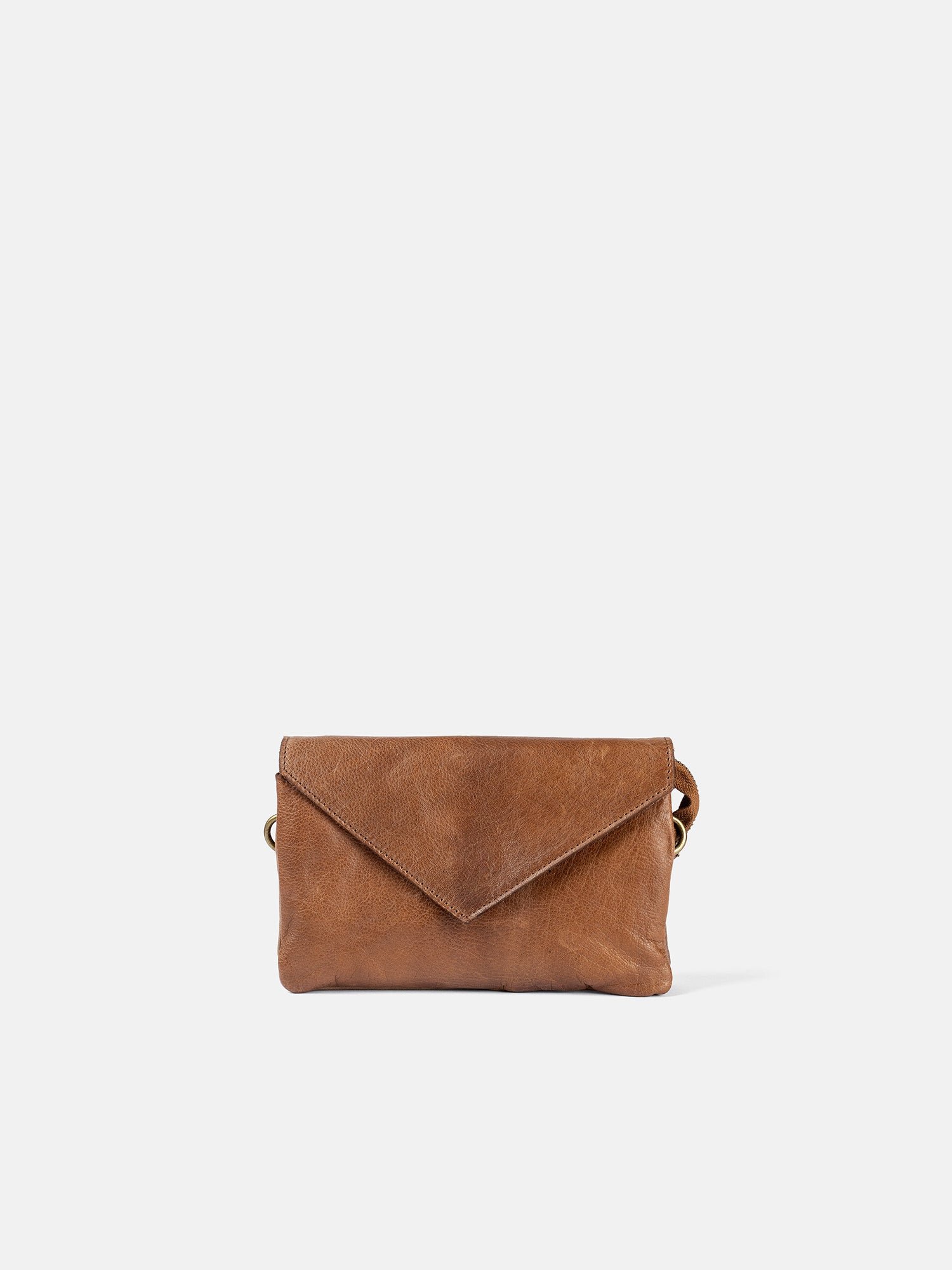 RE:DESIGNED EST 2003 Claire Urban Clutch Walnut