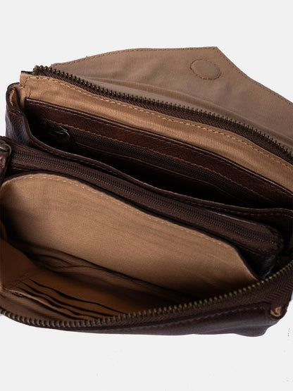 RE:DESIGNED EST 2003 Claire Urban Clutch Woodsmoke