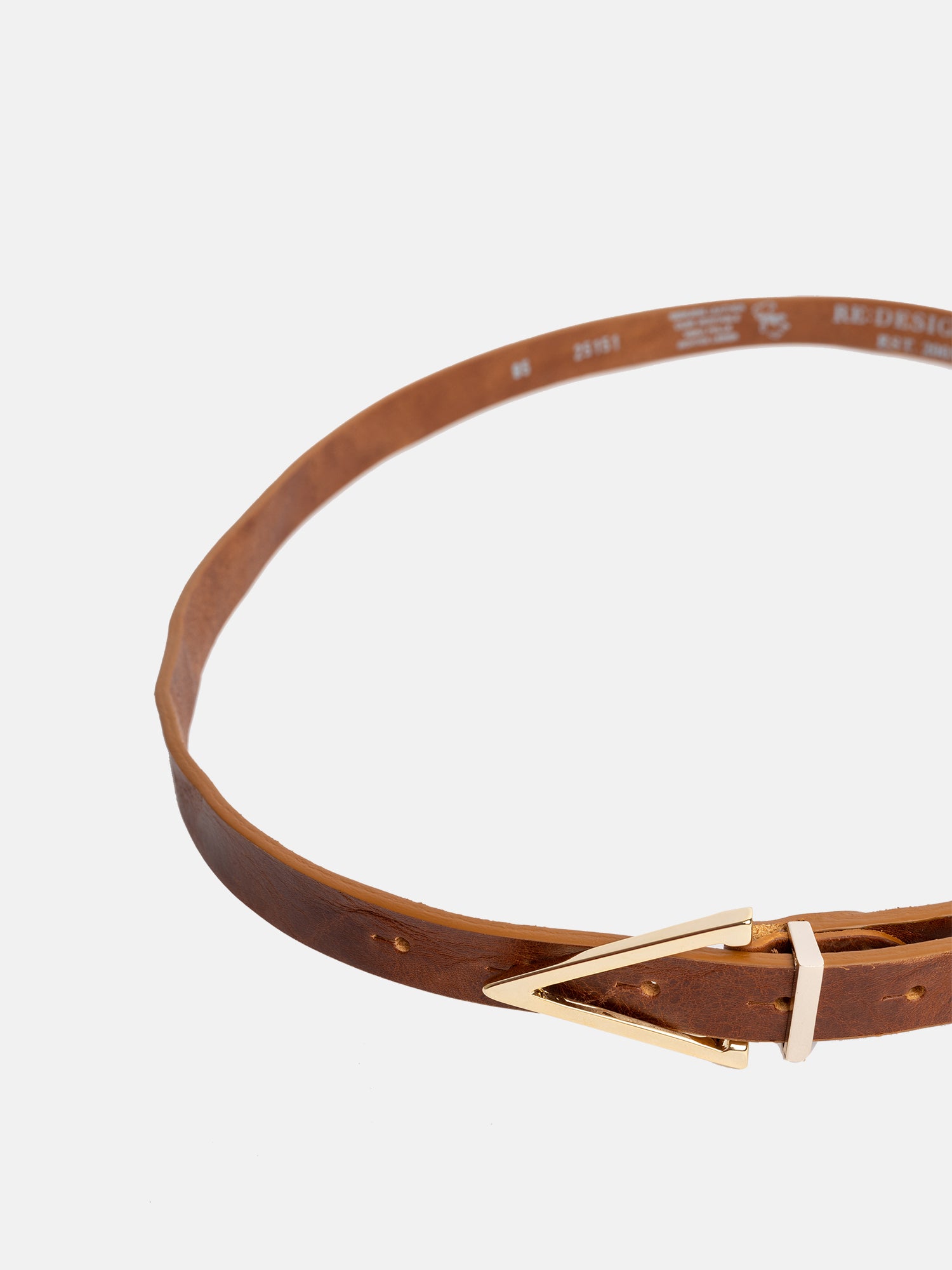 RE:DESIGNED EST 2003 Crista Belt Cognac